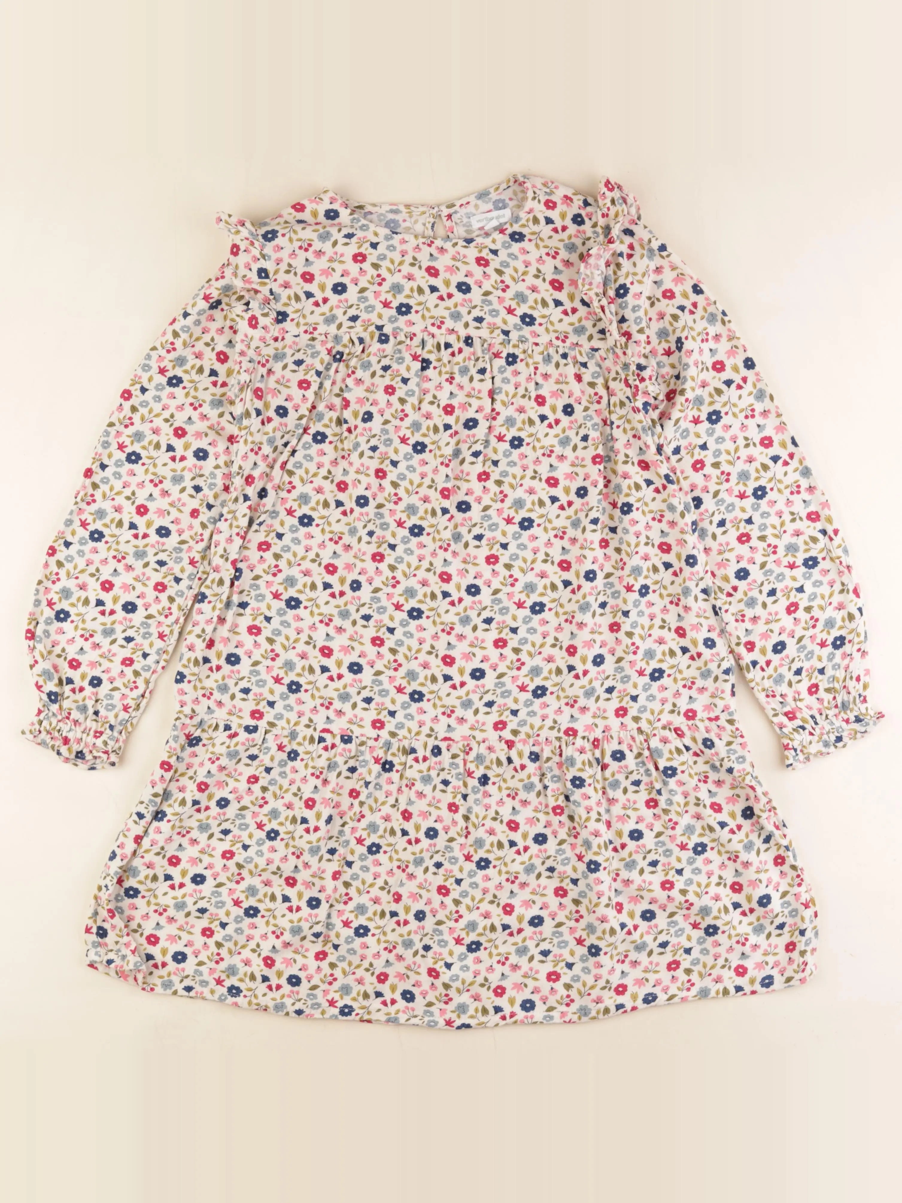 Vertbaudet - robe multicolore - 10 ans
