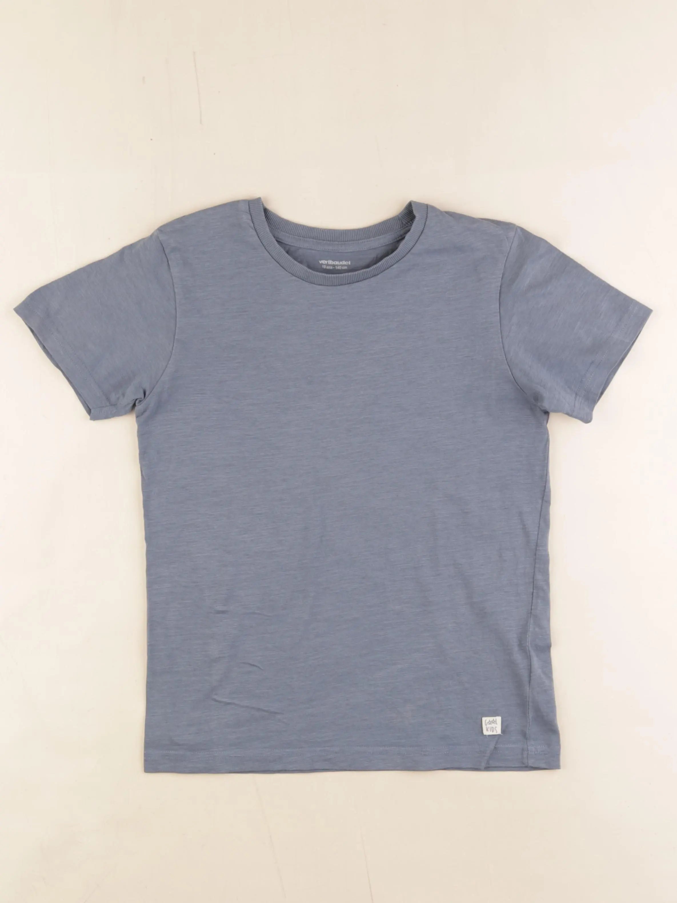 Vertbaudet - tee-shirt bleu - 10 ans