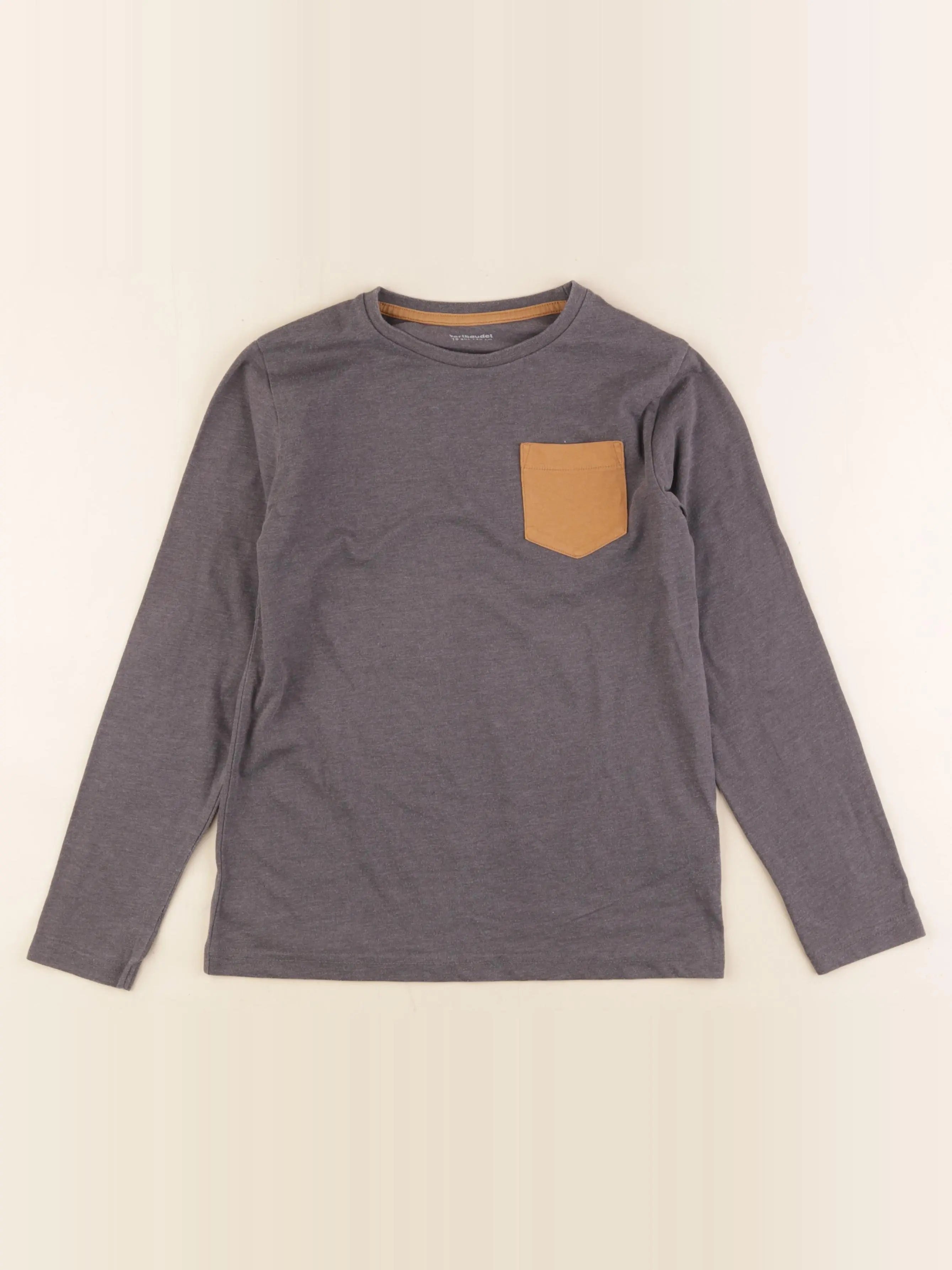 Vertbaudet - tee-shirt gris - 10 ans