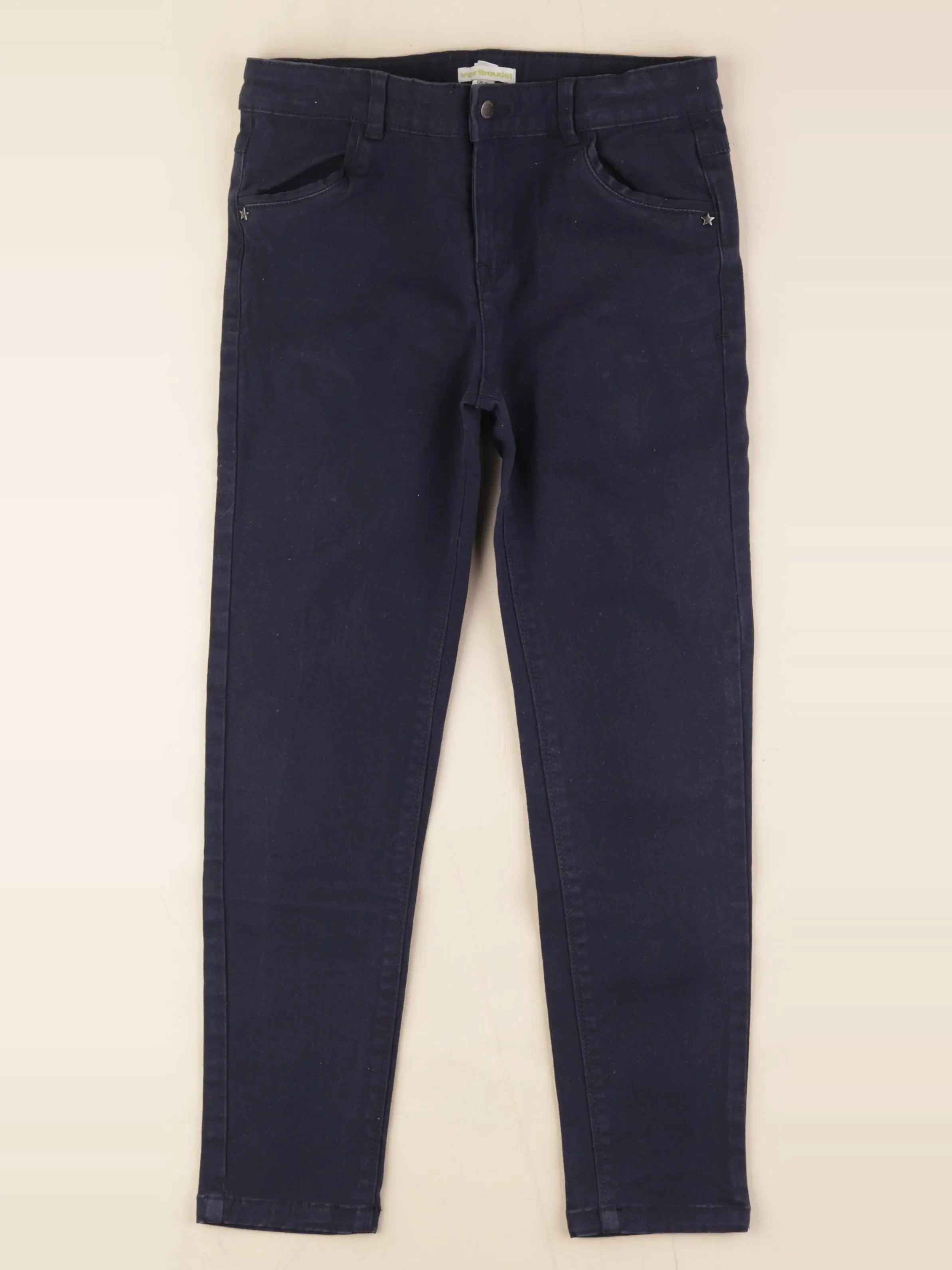 Vertbaudet - pantalon bleu - 8 ans