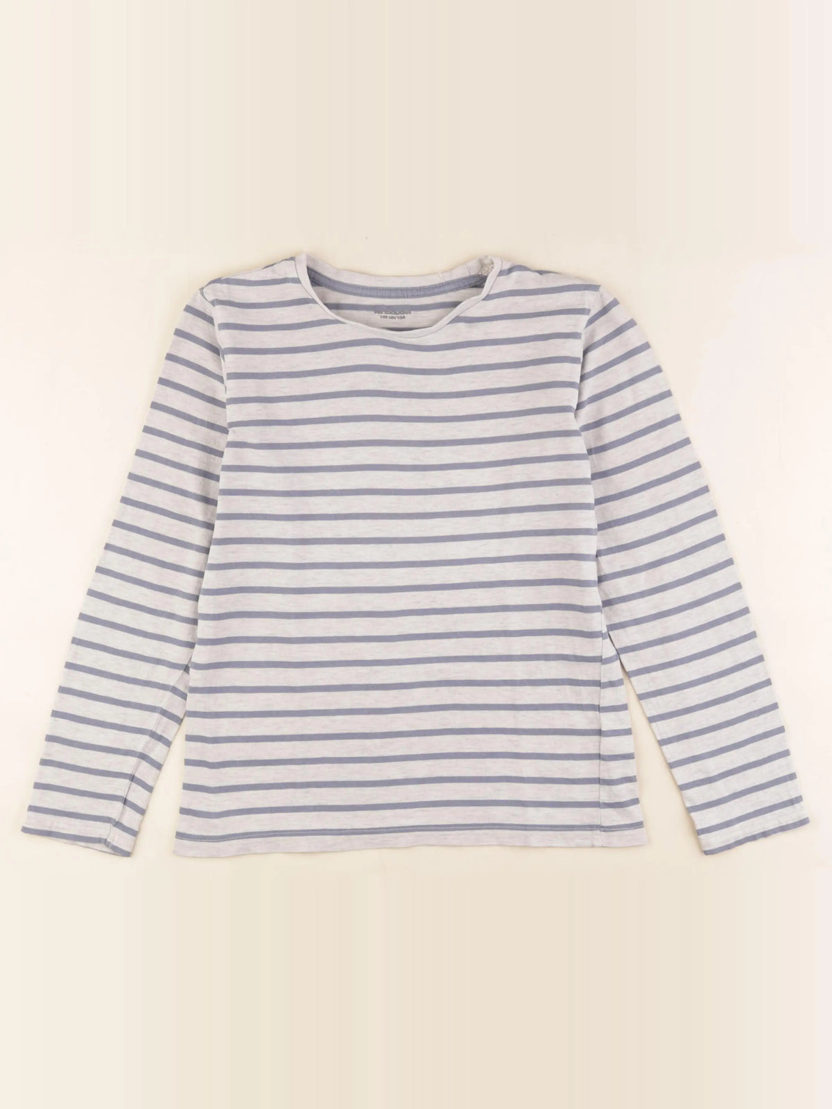 Vertbaudet - tee-shirt gris, bleu - 10 ans