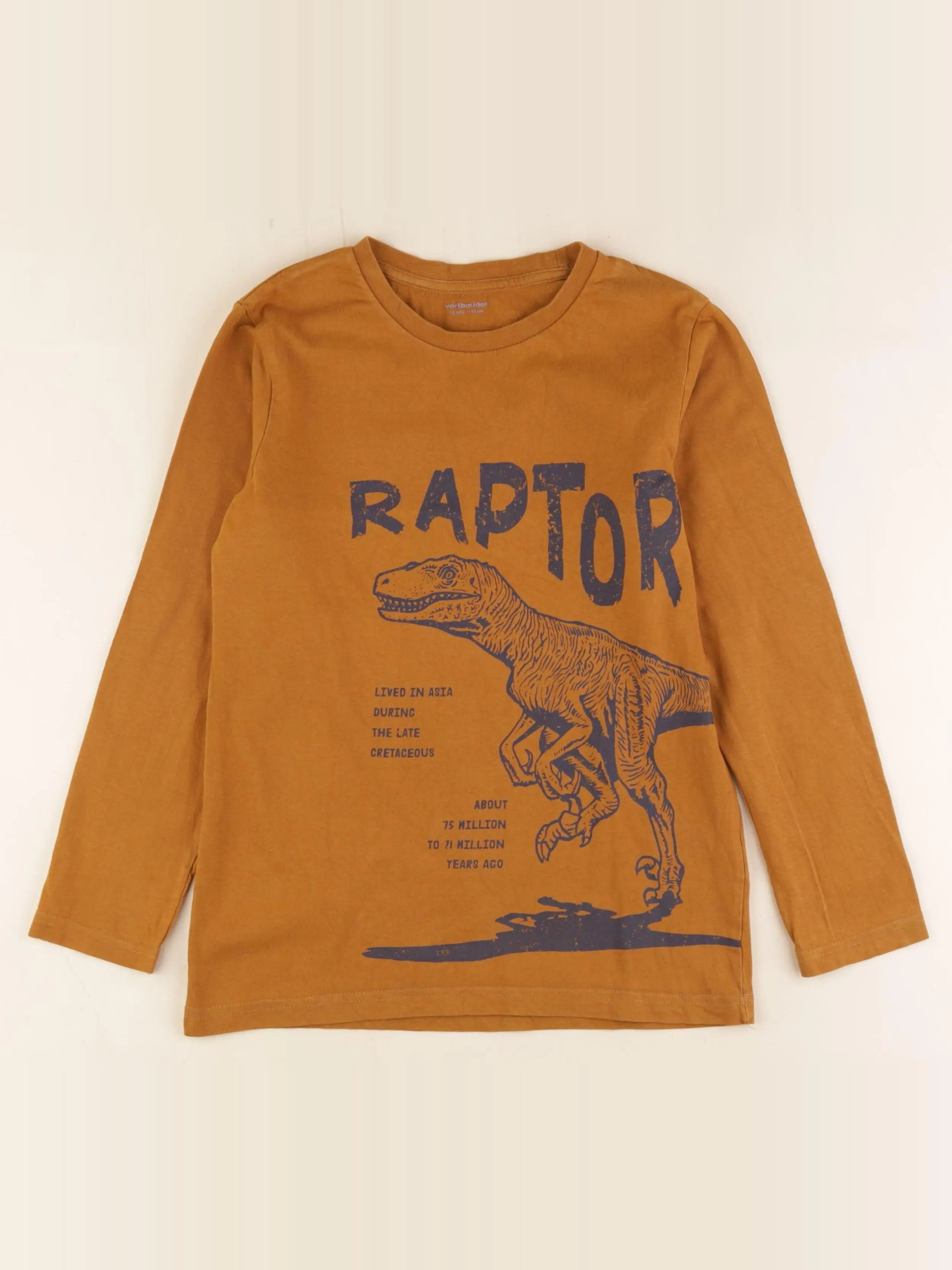 Vertbaudet - tee-shirt marron - 10 ans