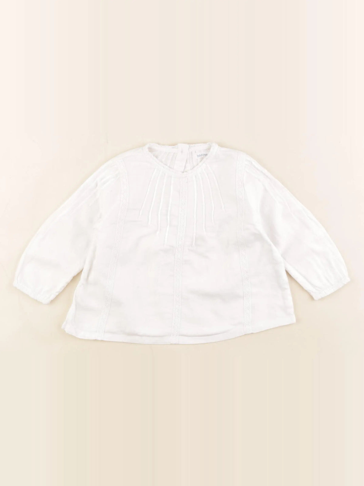 Boutchou - blouse blanc - 9 mois