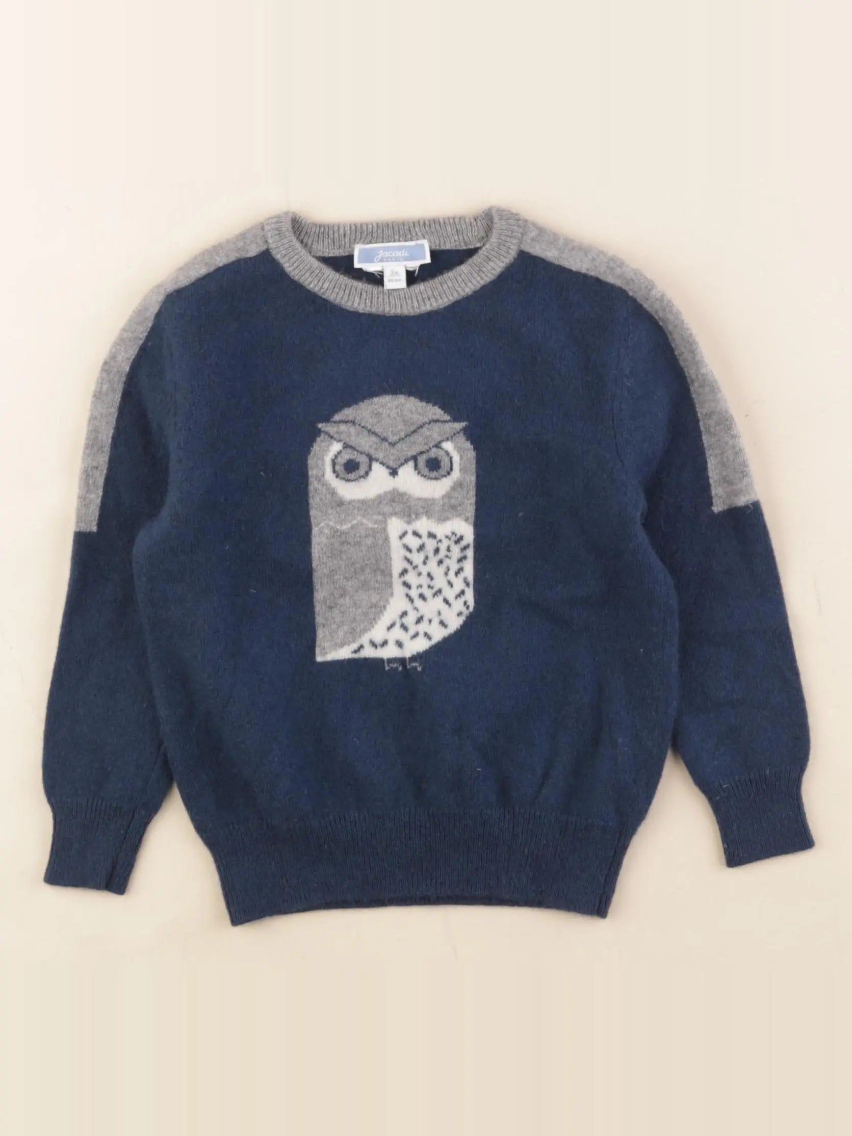Jacadi - pull bleu, gris - 3 ans