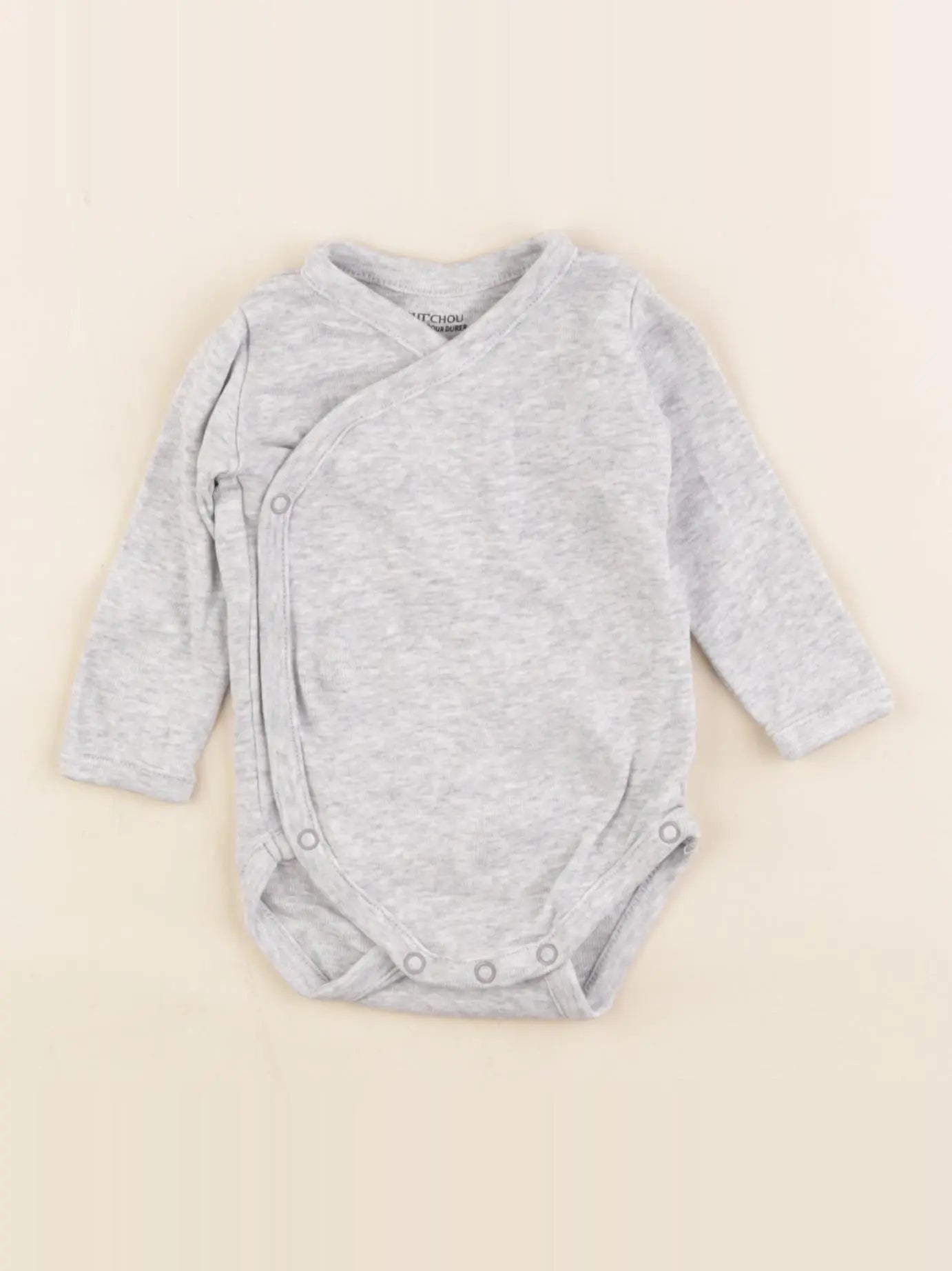 Boutchou - body gris - 1 mois