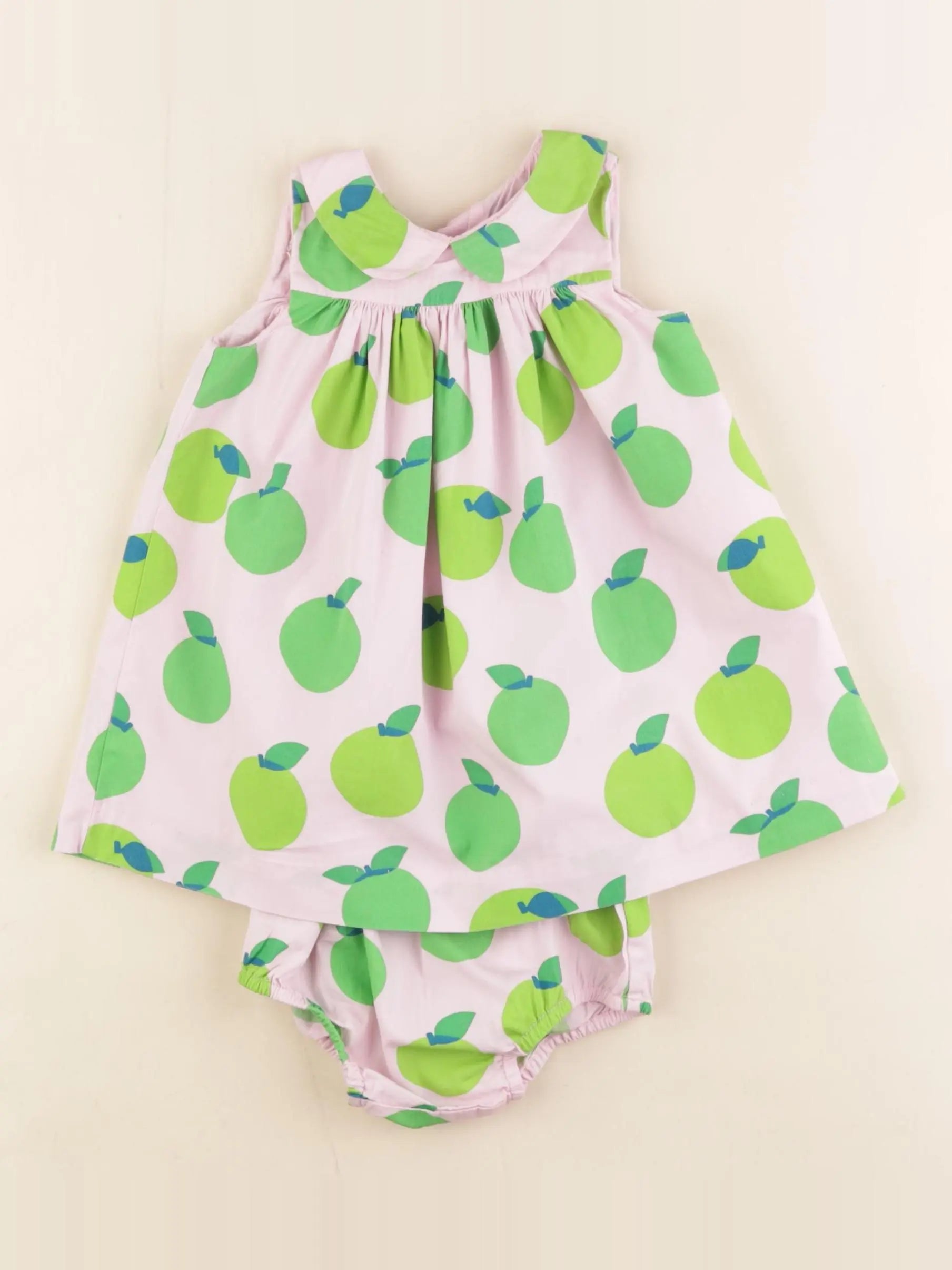 Jacadi - robe rose, vert - 6 mois