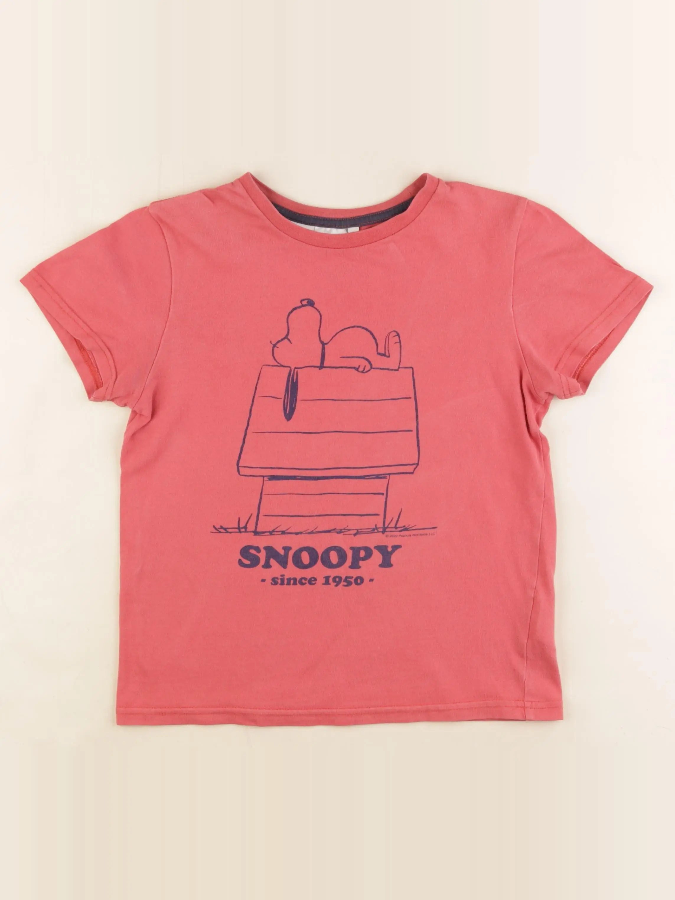 Cyrillus - tee-shirt rose - 8 ans