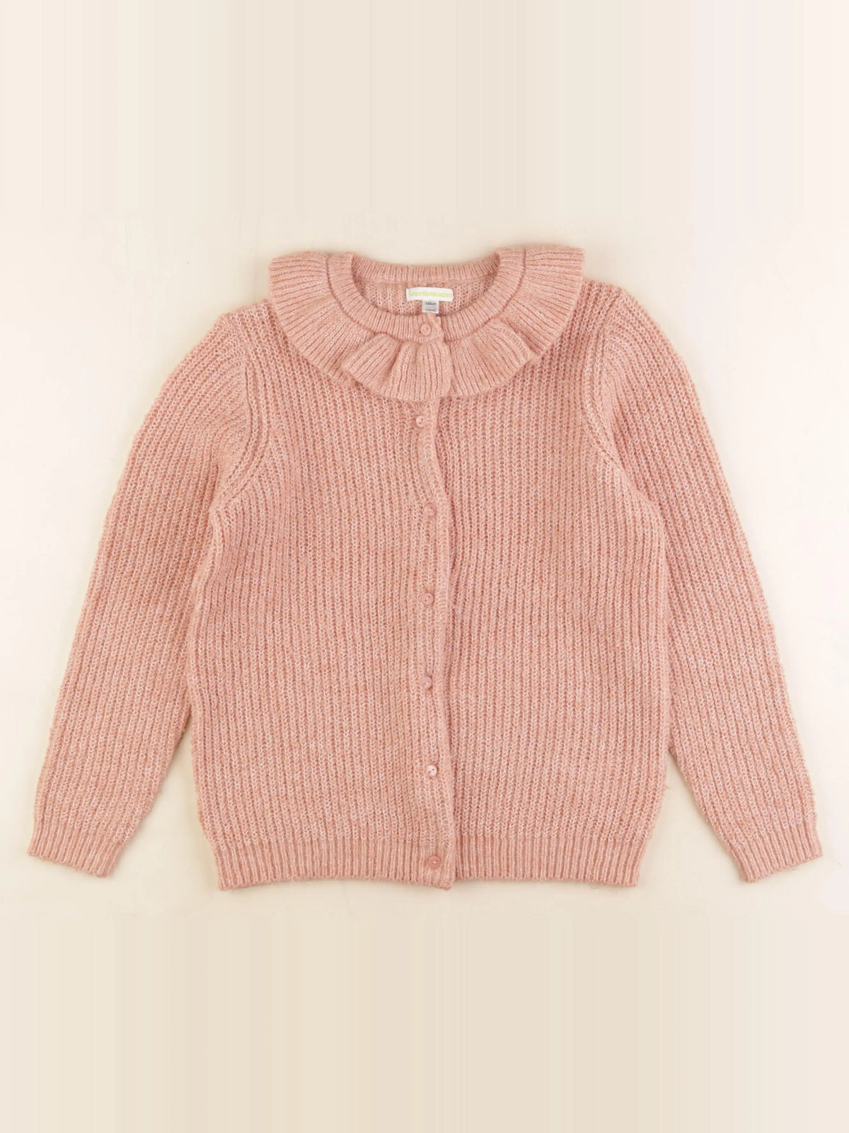 Vertbaudet - gilet rose - 10 ans