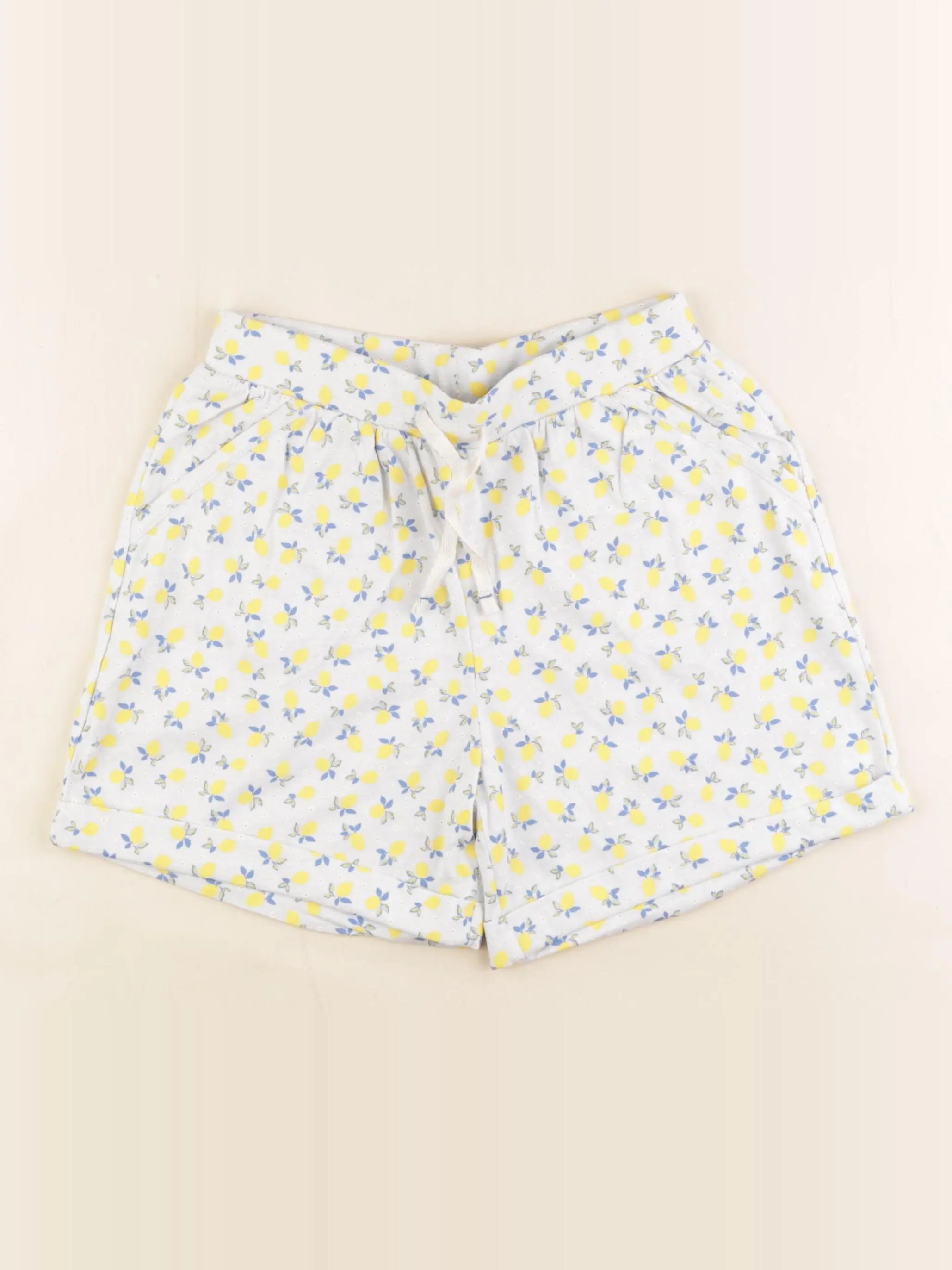 Vertbaudet - short bleu, jaune - 12 ans