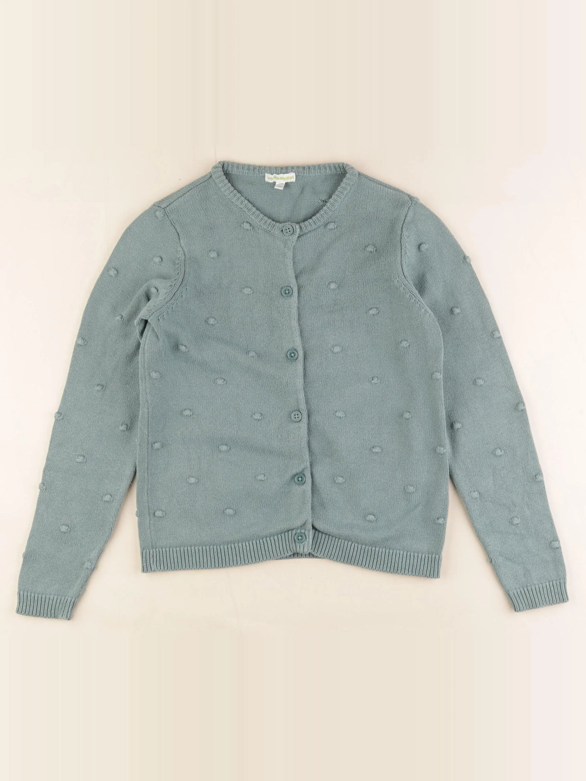 Vertbaudet - gilet vert - 10 ans