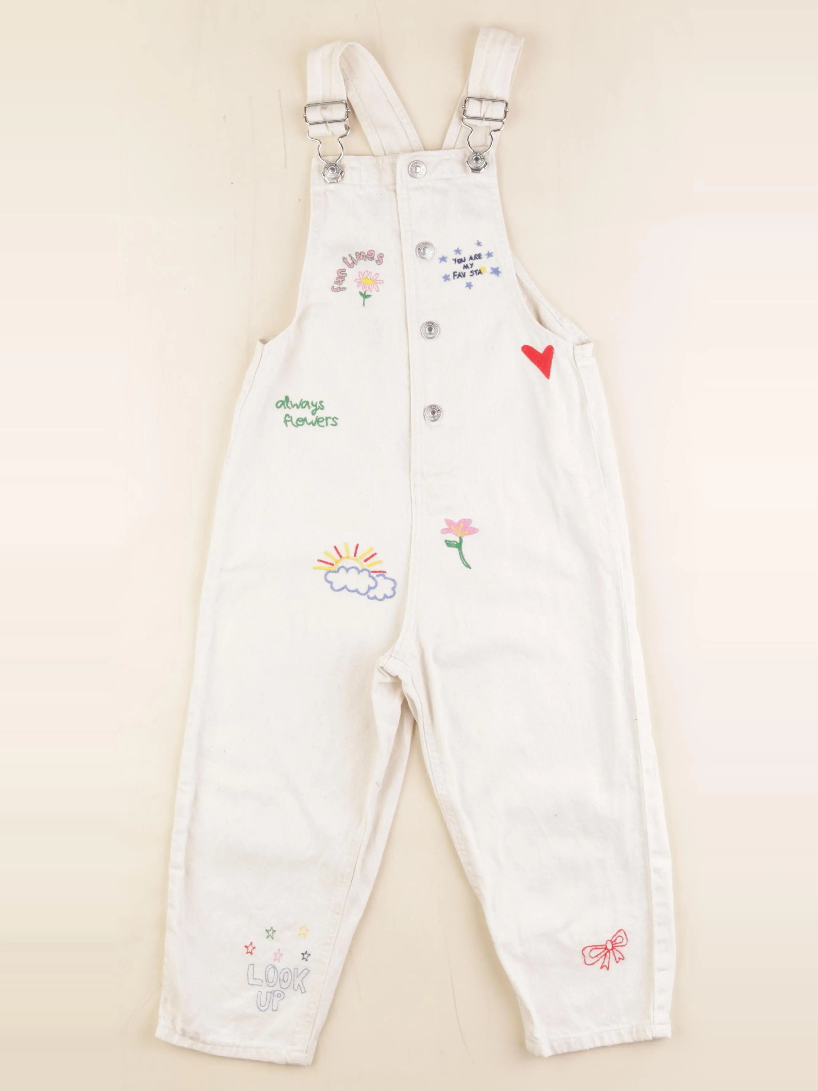 Zara - salopette beige - 5 ans