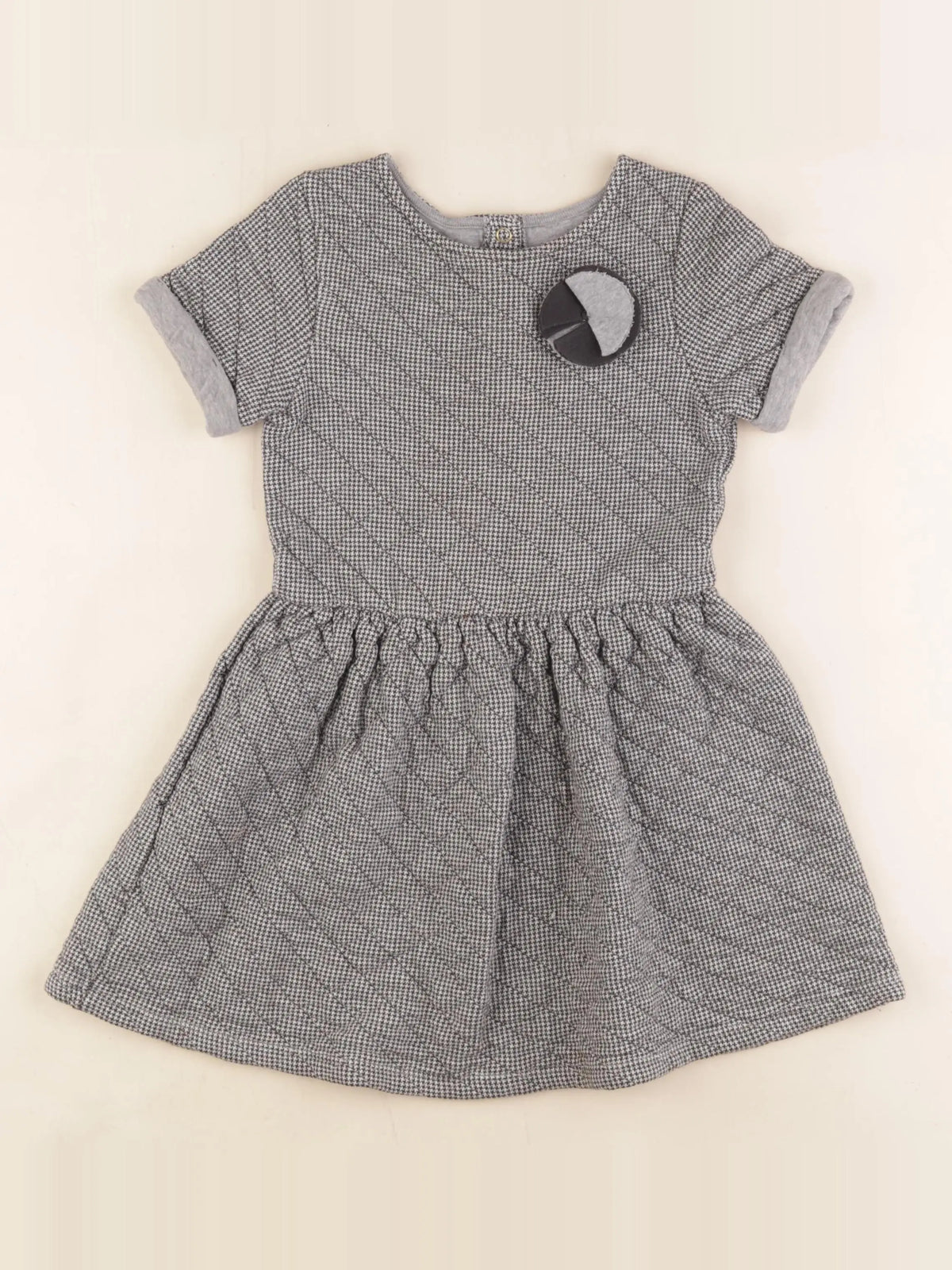Petit Bateau - robe gris - 6 ans