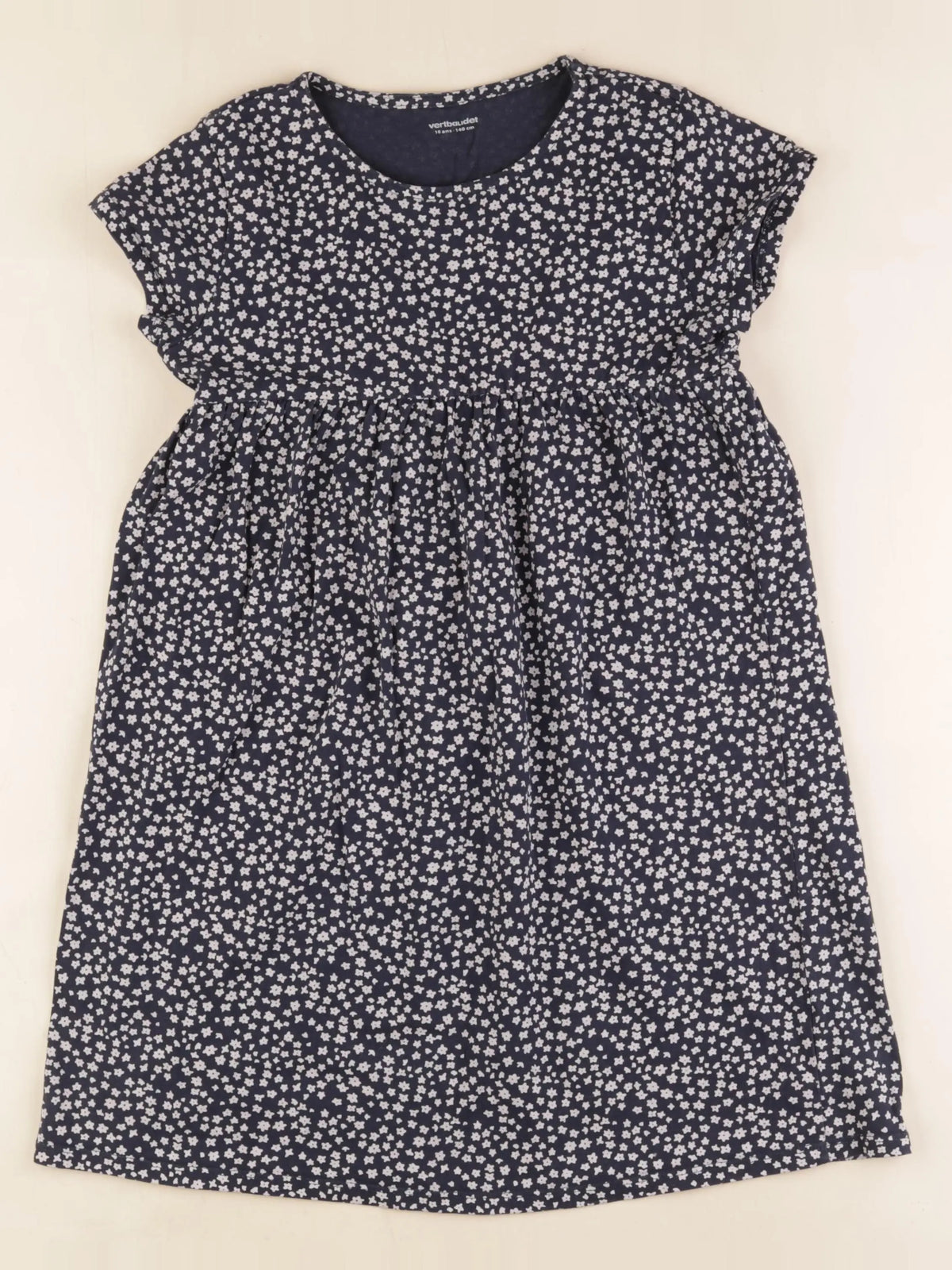 Vertbaudet - robe bleu - 10 ans