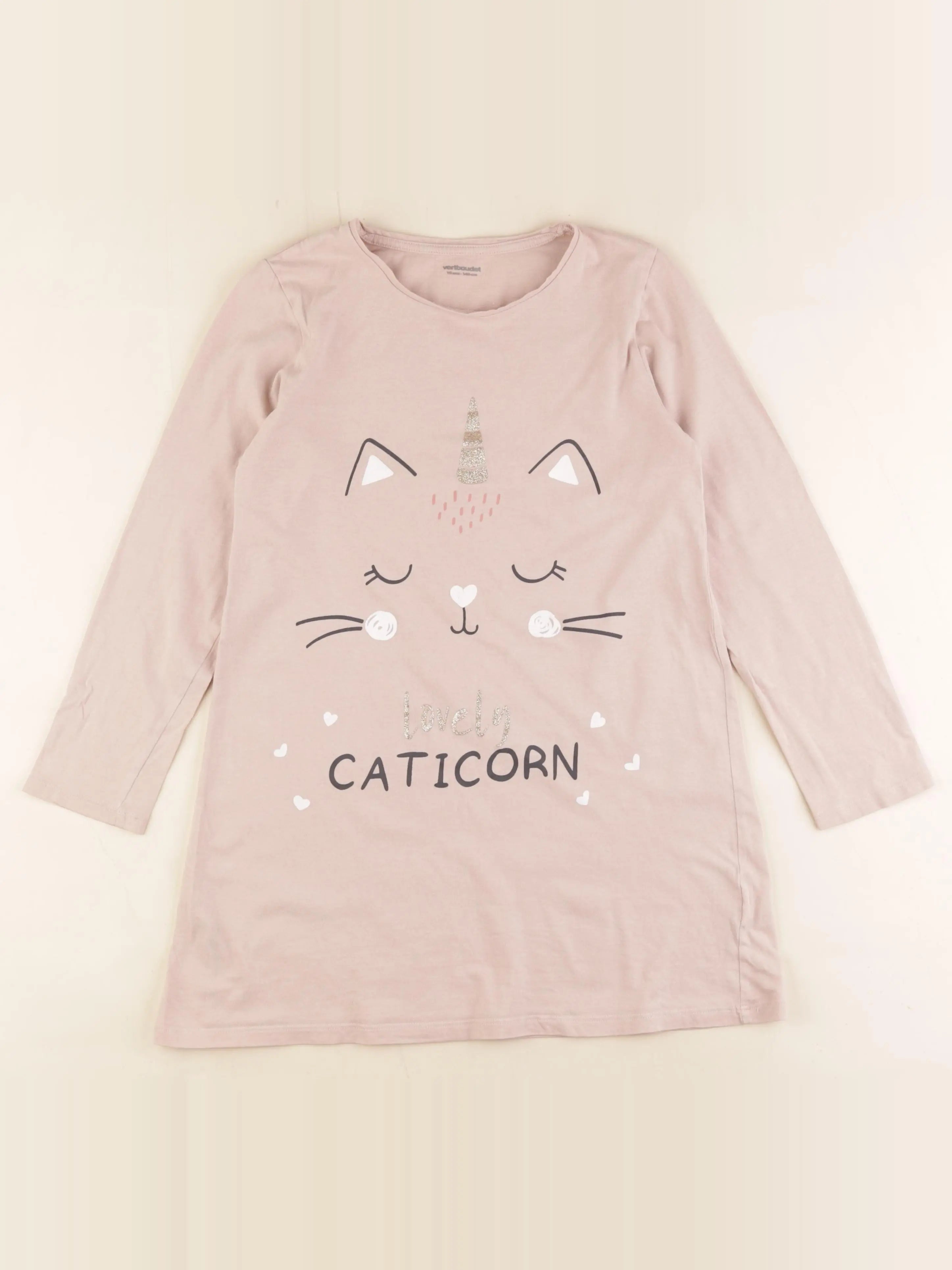 Vertbaudet - robe de chambre rose - 10 ans