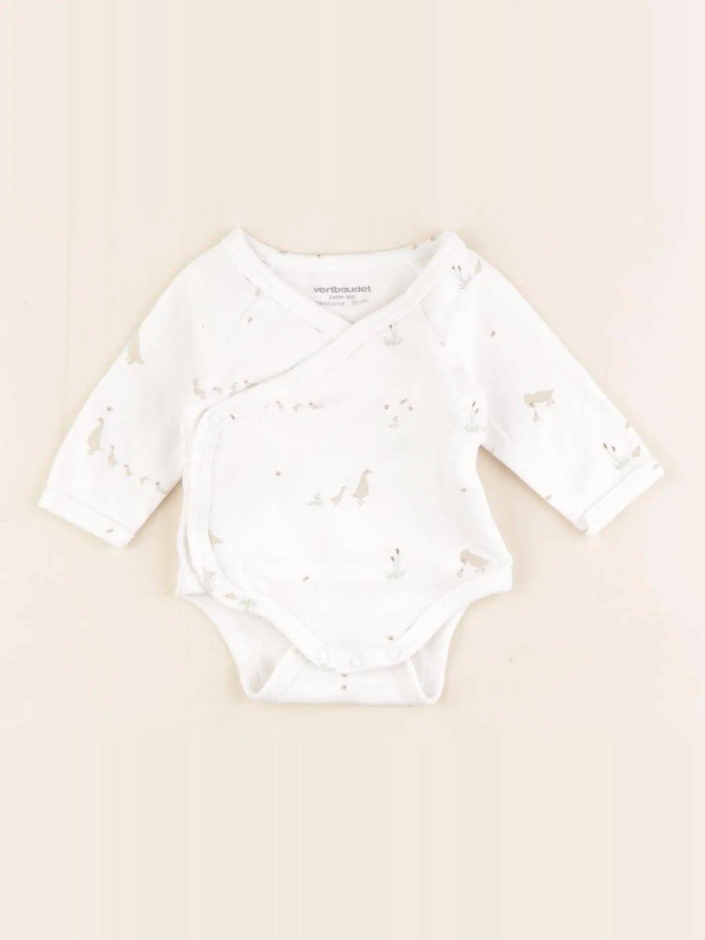 Vertbaudet - body blanc - 0 mois