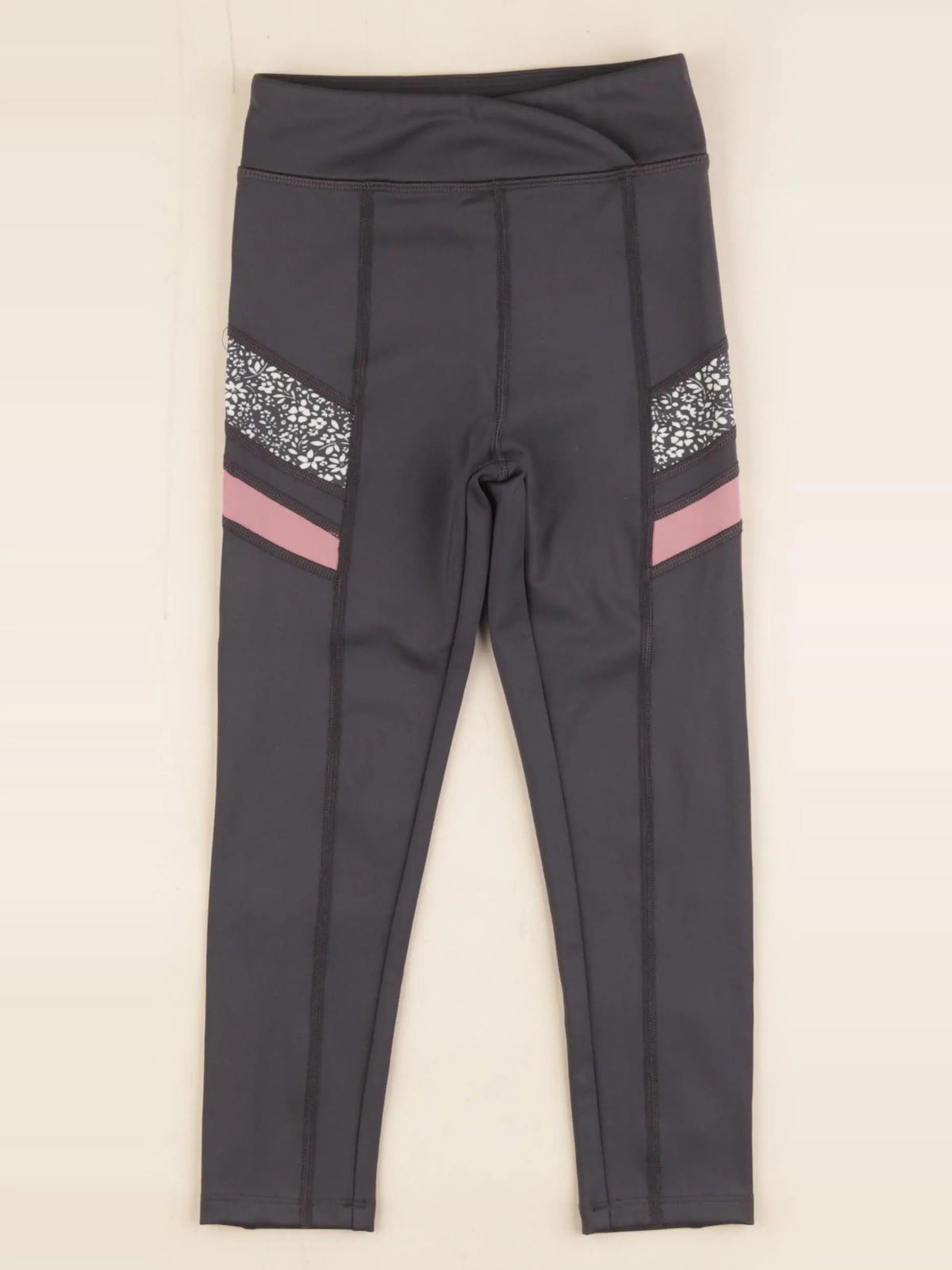 Vertbaudet - jogging rose, gris - 5 ans