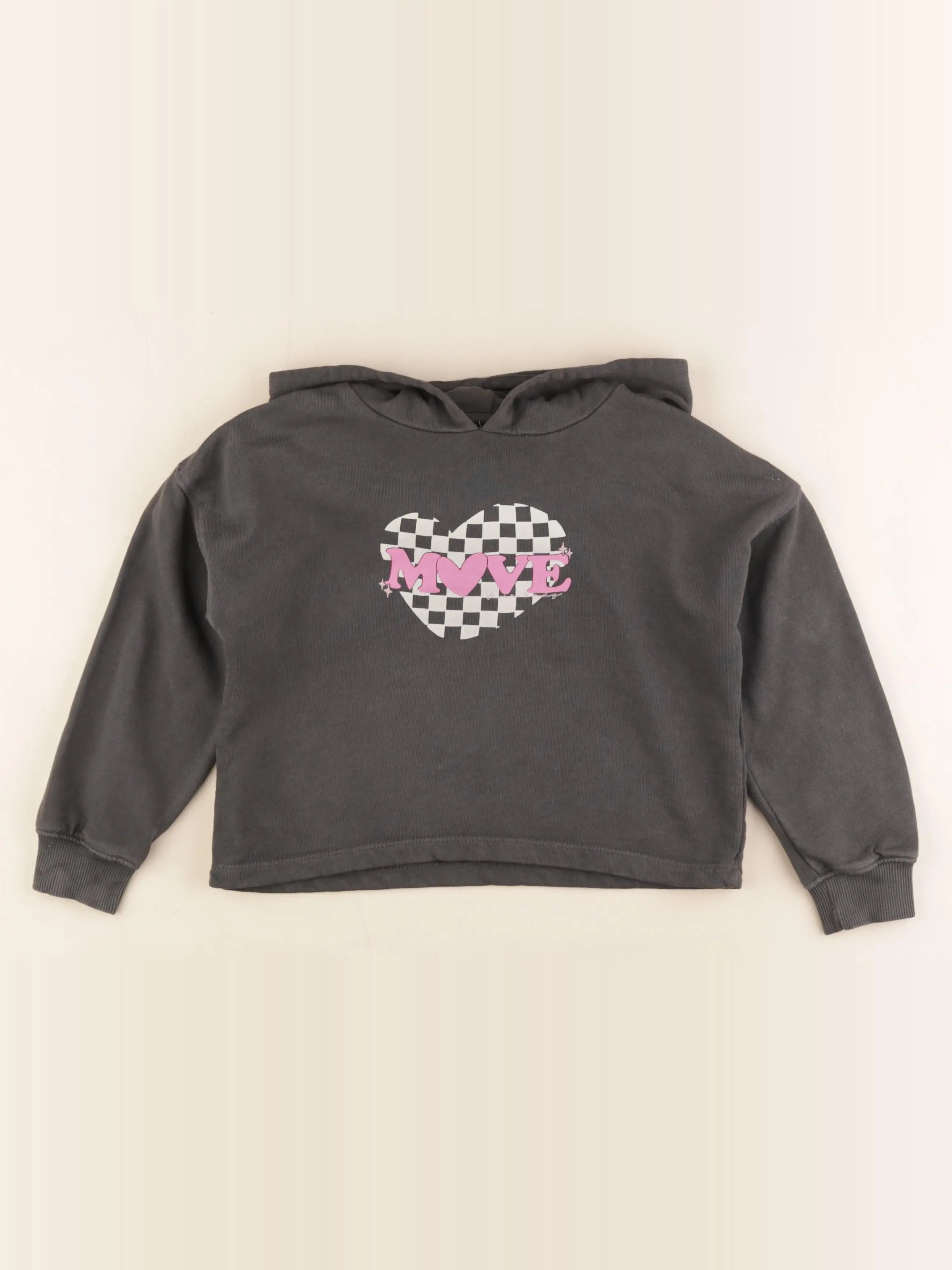 Vertbaudet - sweat gris - 5 ans
