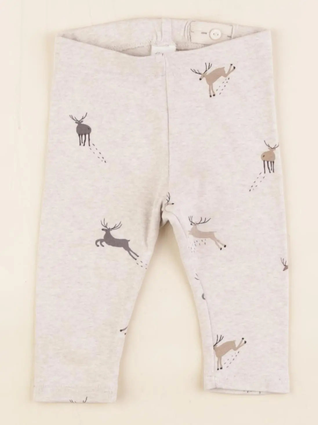 H&M - legging marron - 6 mois