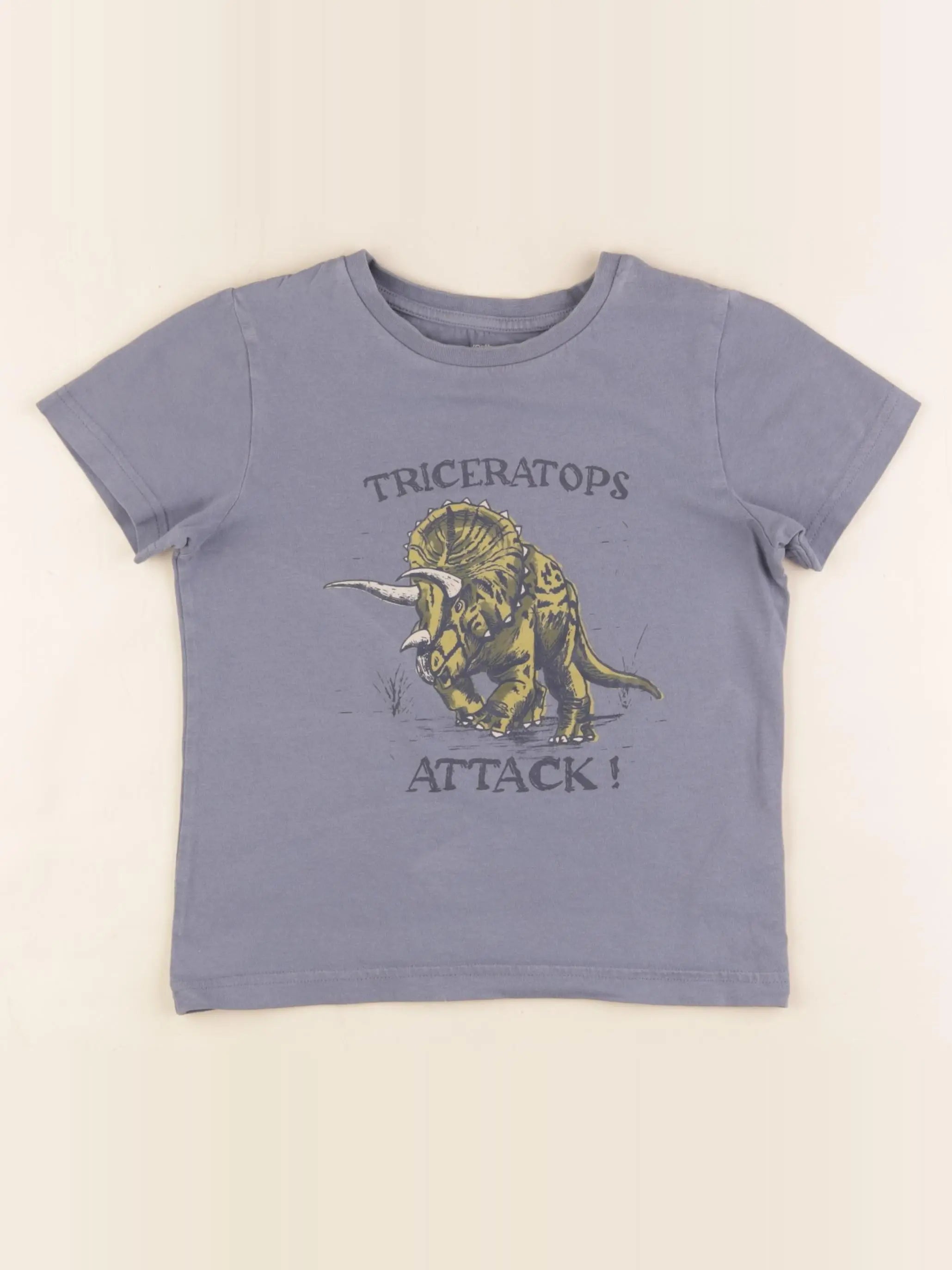 Vertbaudet - tee-shirt bleu - 6 ans