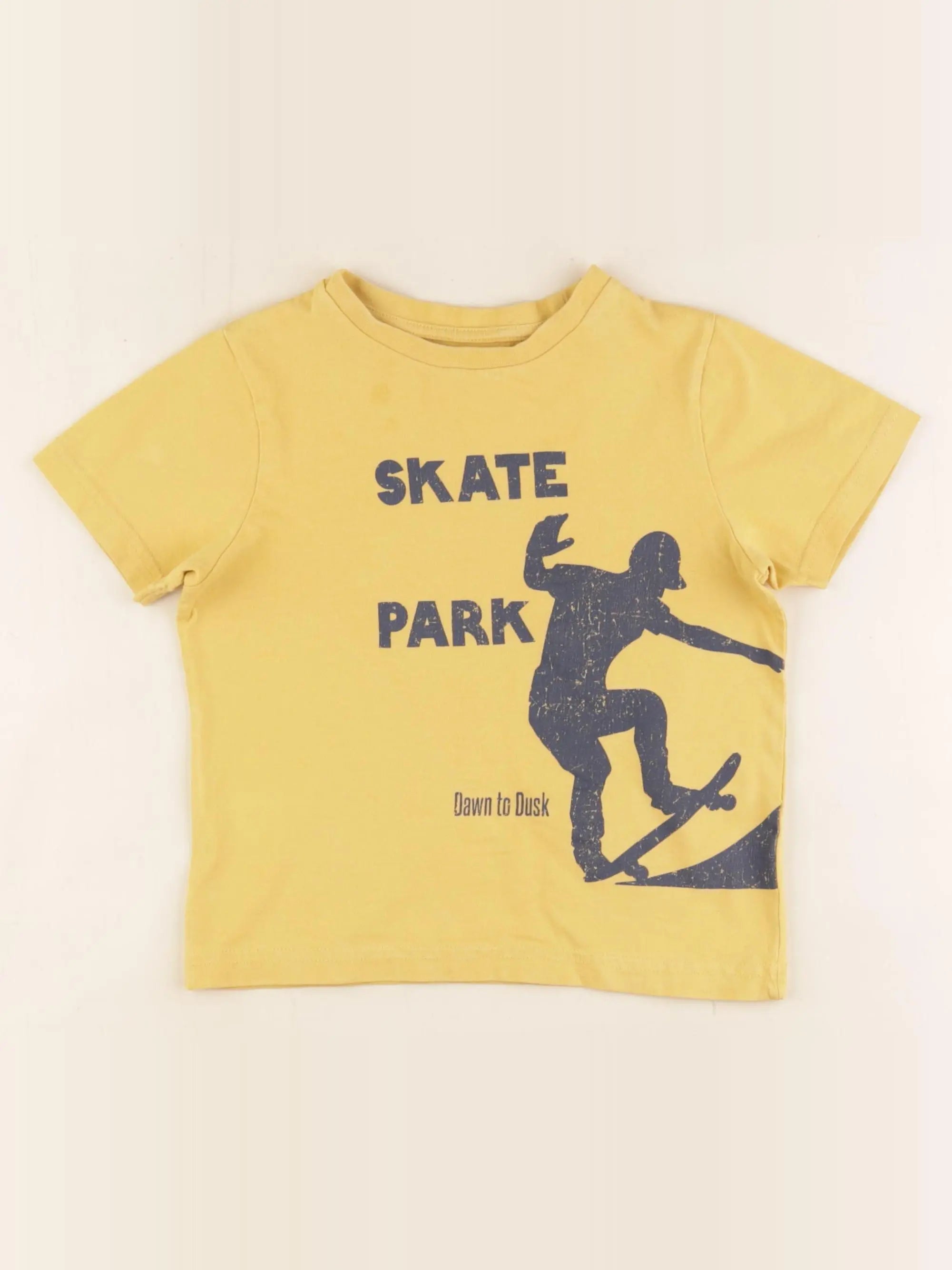 Vertbaudet - tee-shirt jaune - 5 ans