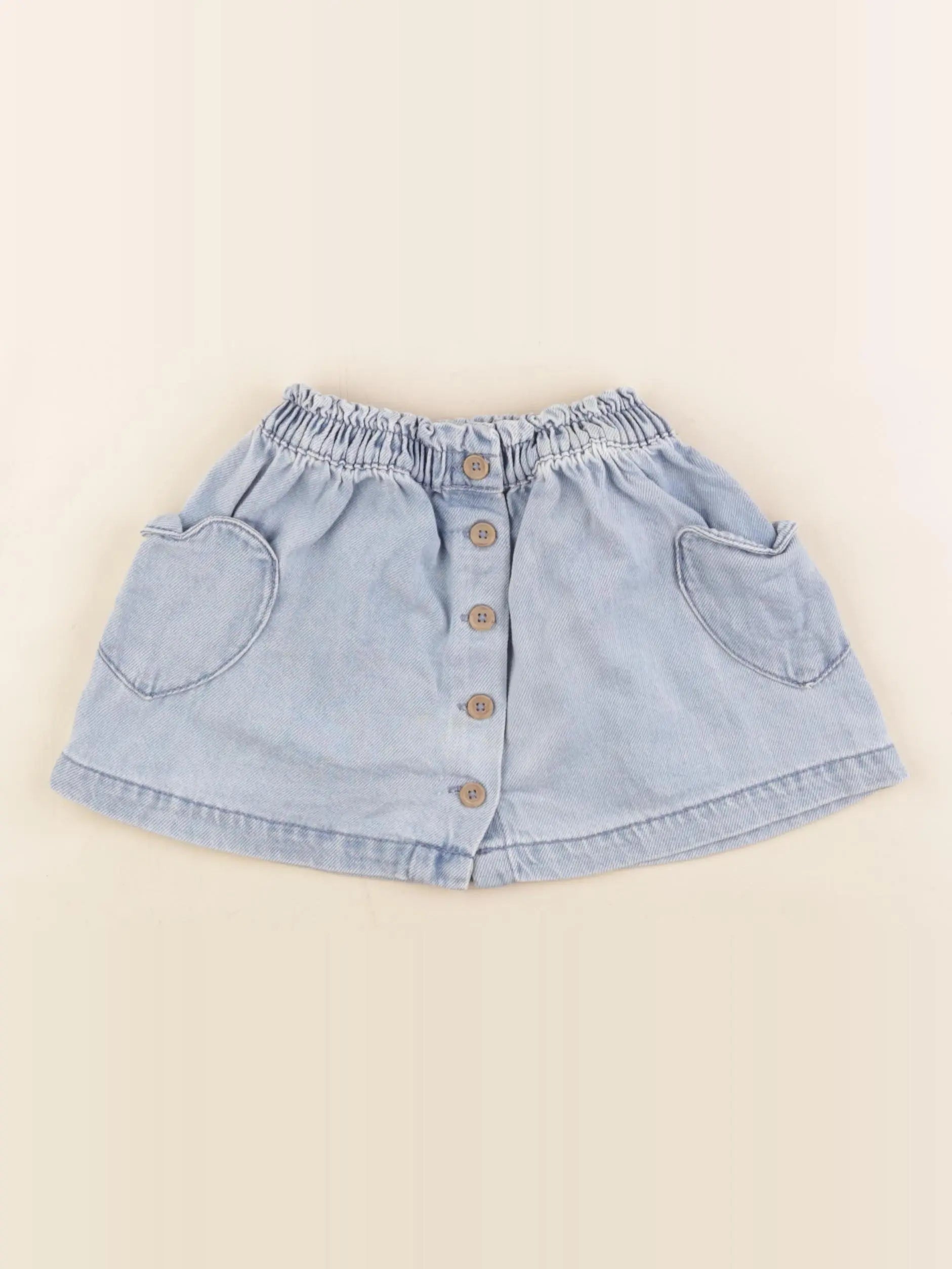 Vertbaudet - jupe bleu - 24 mois