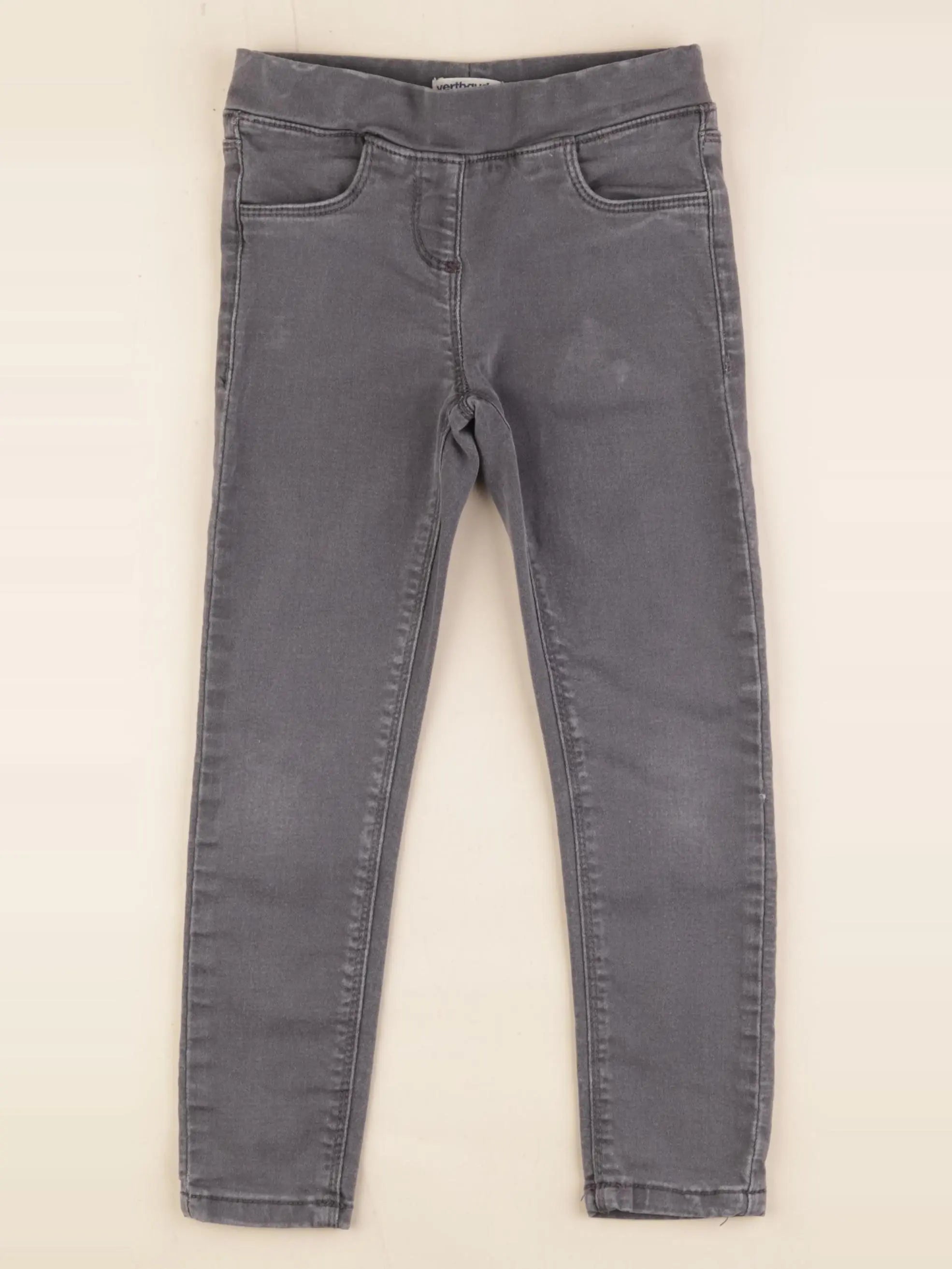 Vertbaudet - legging gris - 6 ans