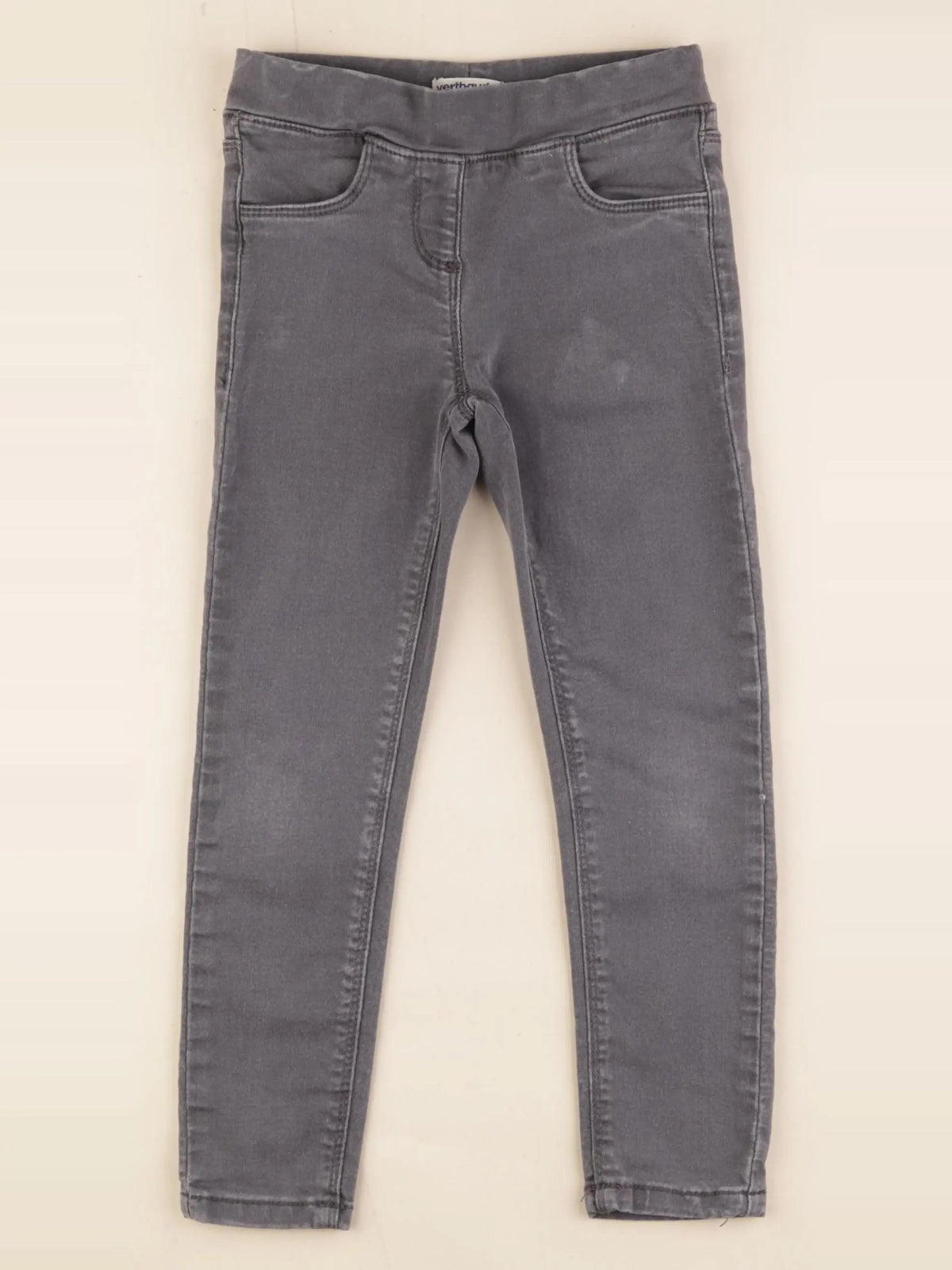 Vertbaudet - legging gris - 6 ans