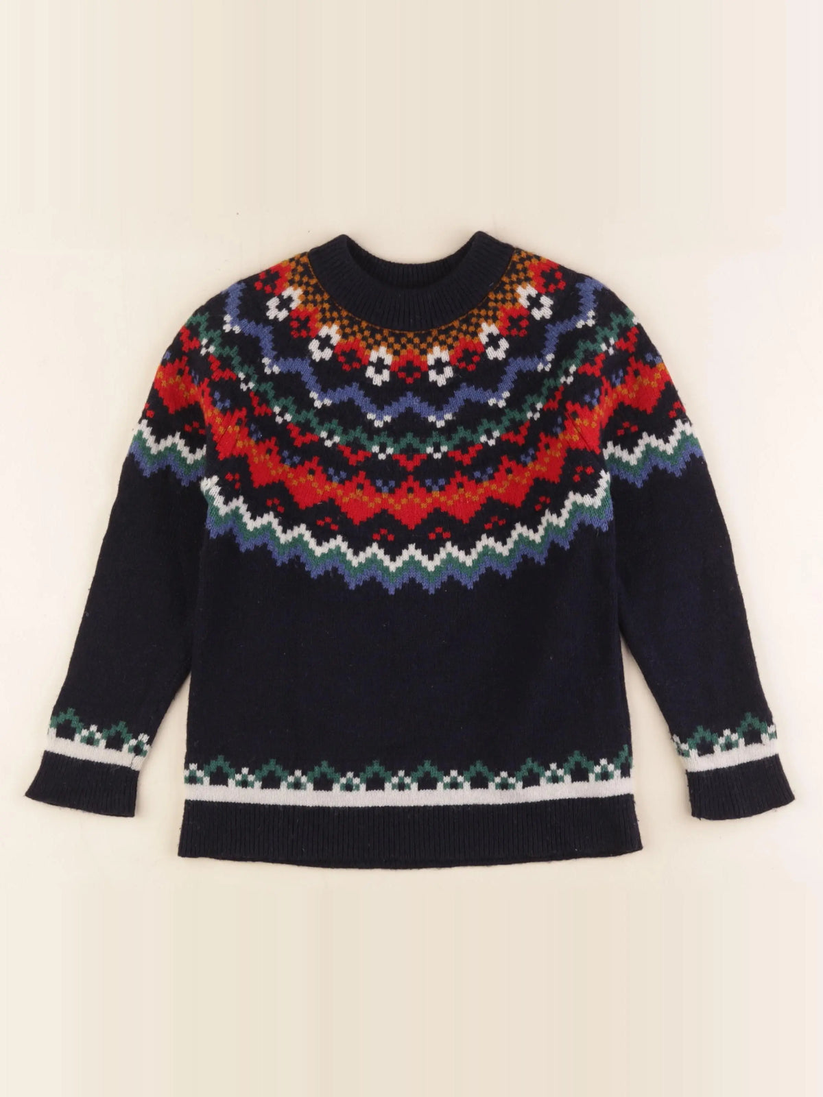 Monoprix - pull multicolore - 6 ans