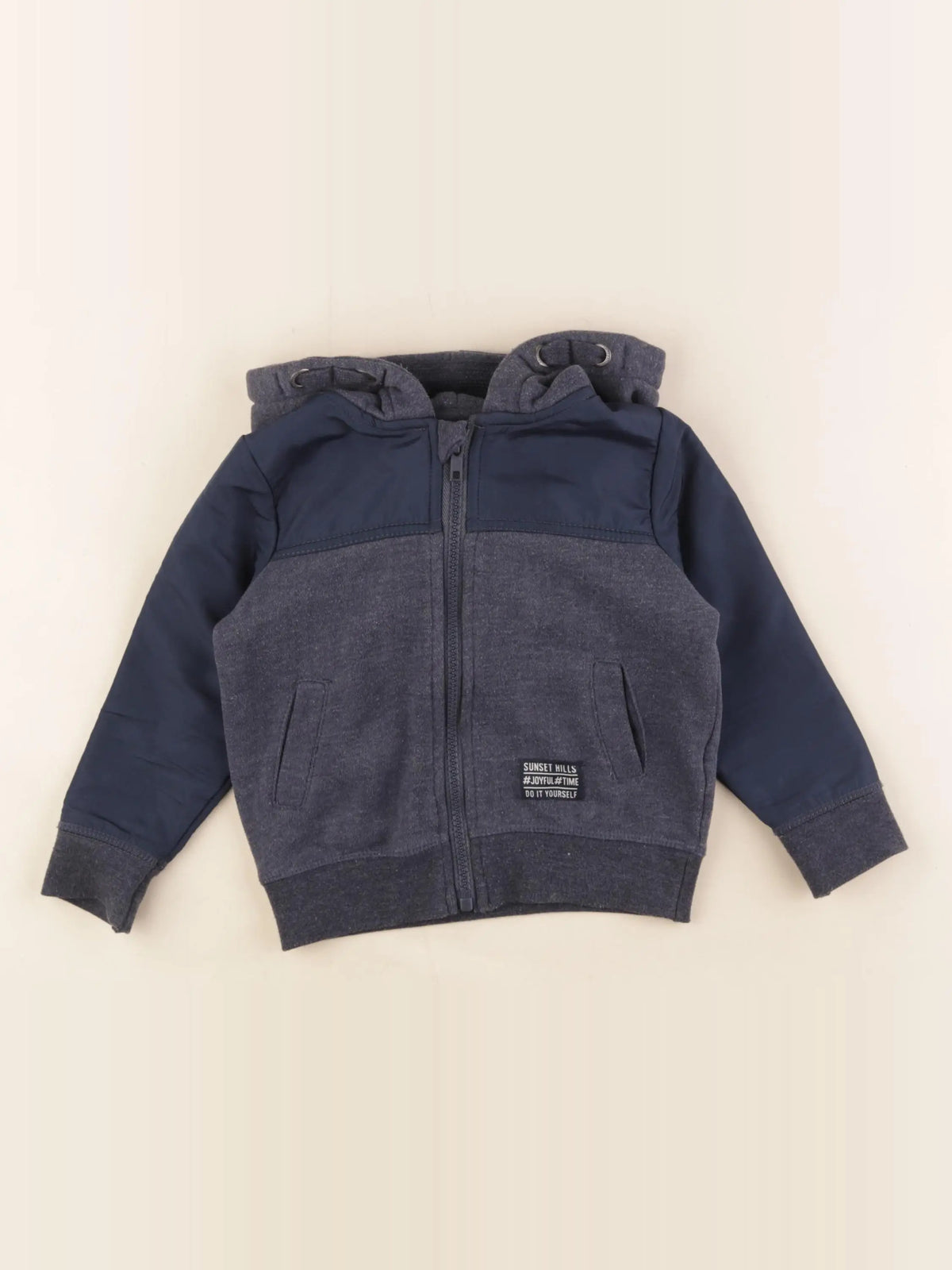 Tape à l'oeil - sweat bleu - 2 ans