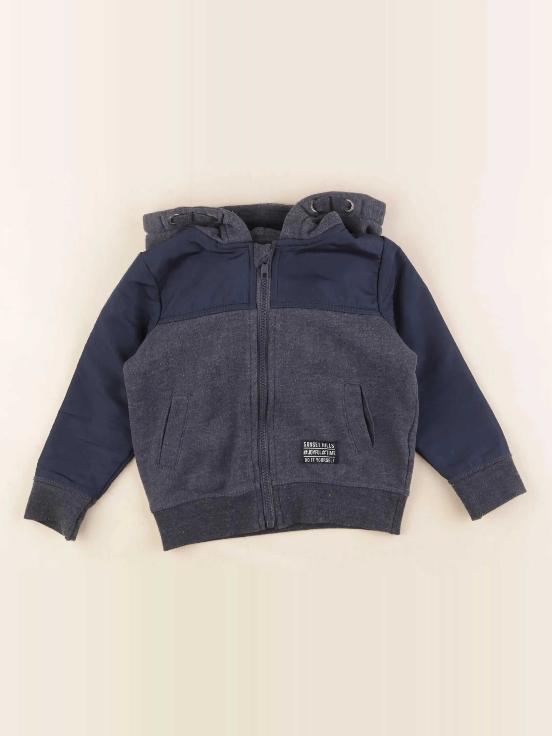 Tape à l'oeil - sweat bleu - 2 ans