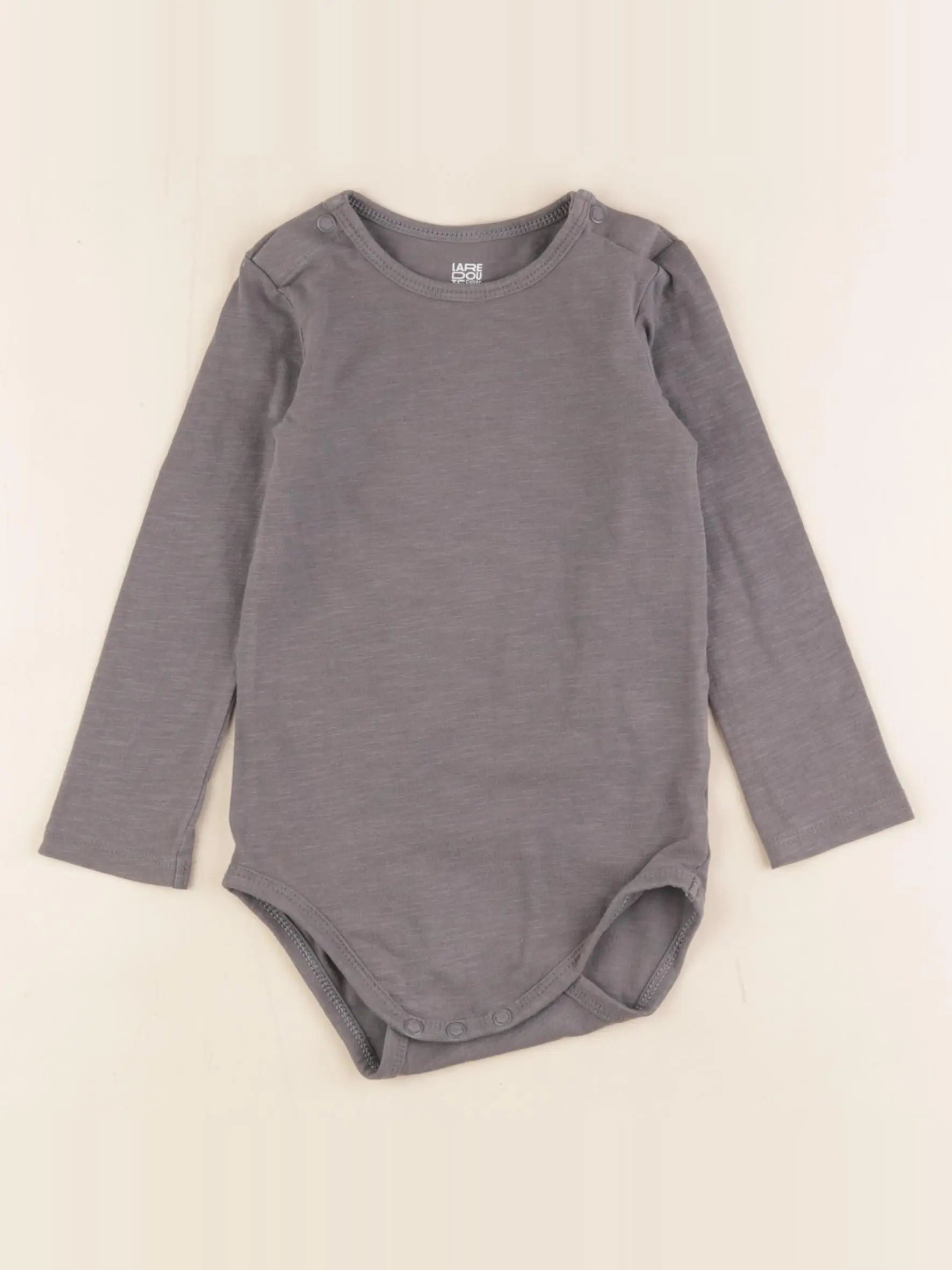 La Redoute - body gris - 2 ans