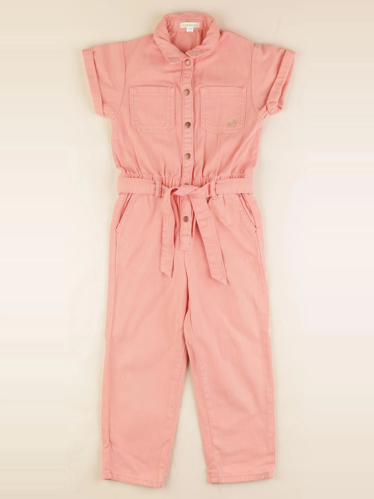 Vertbaudet - combinaison orange - 5 ans