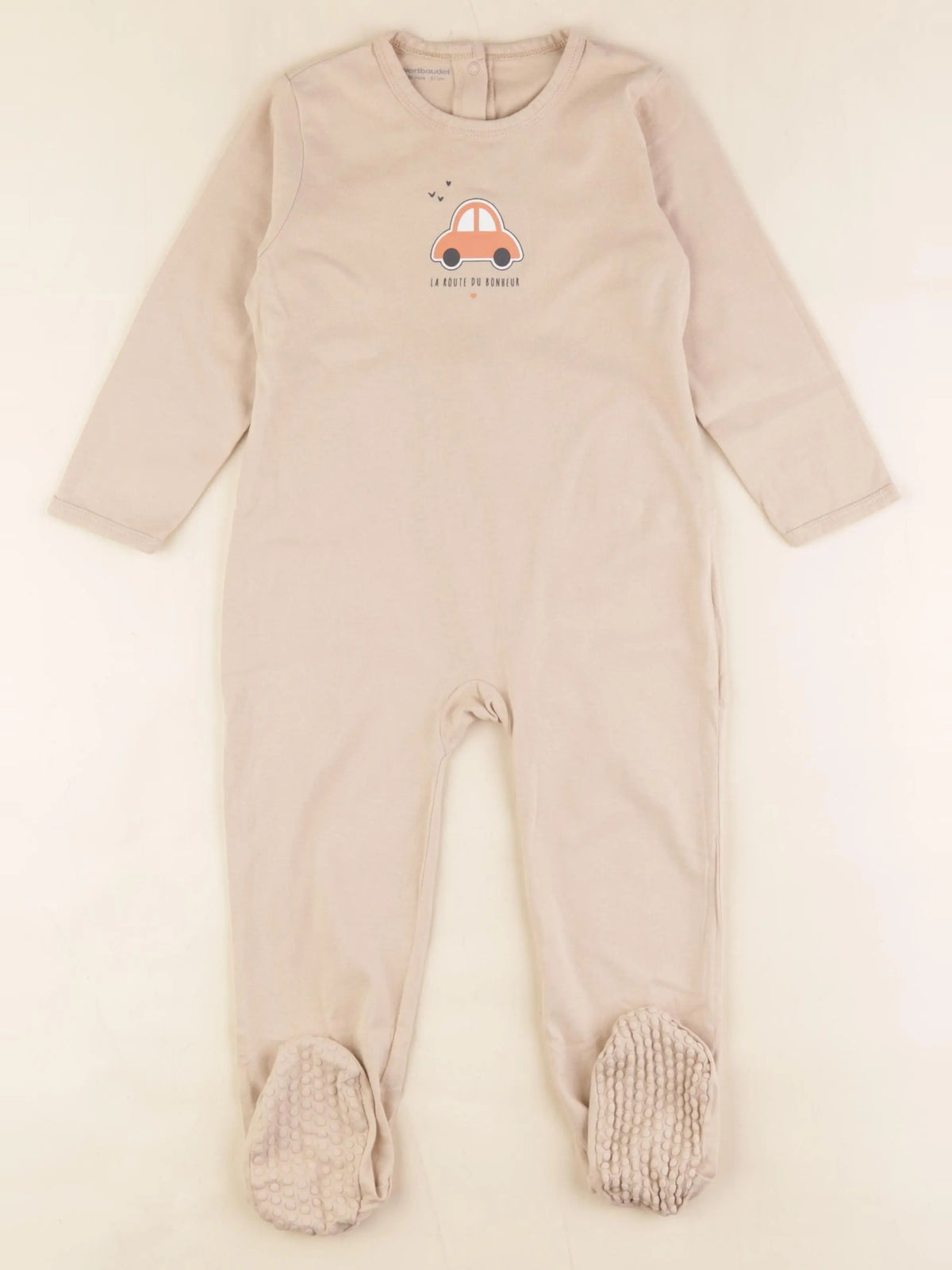 Vertbaudet - pyjama coton marron - 36 mois
