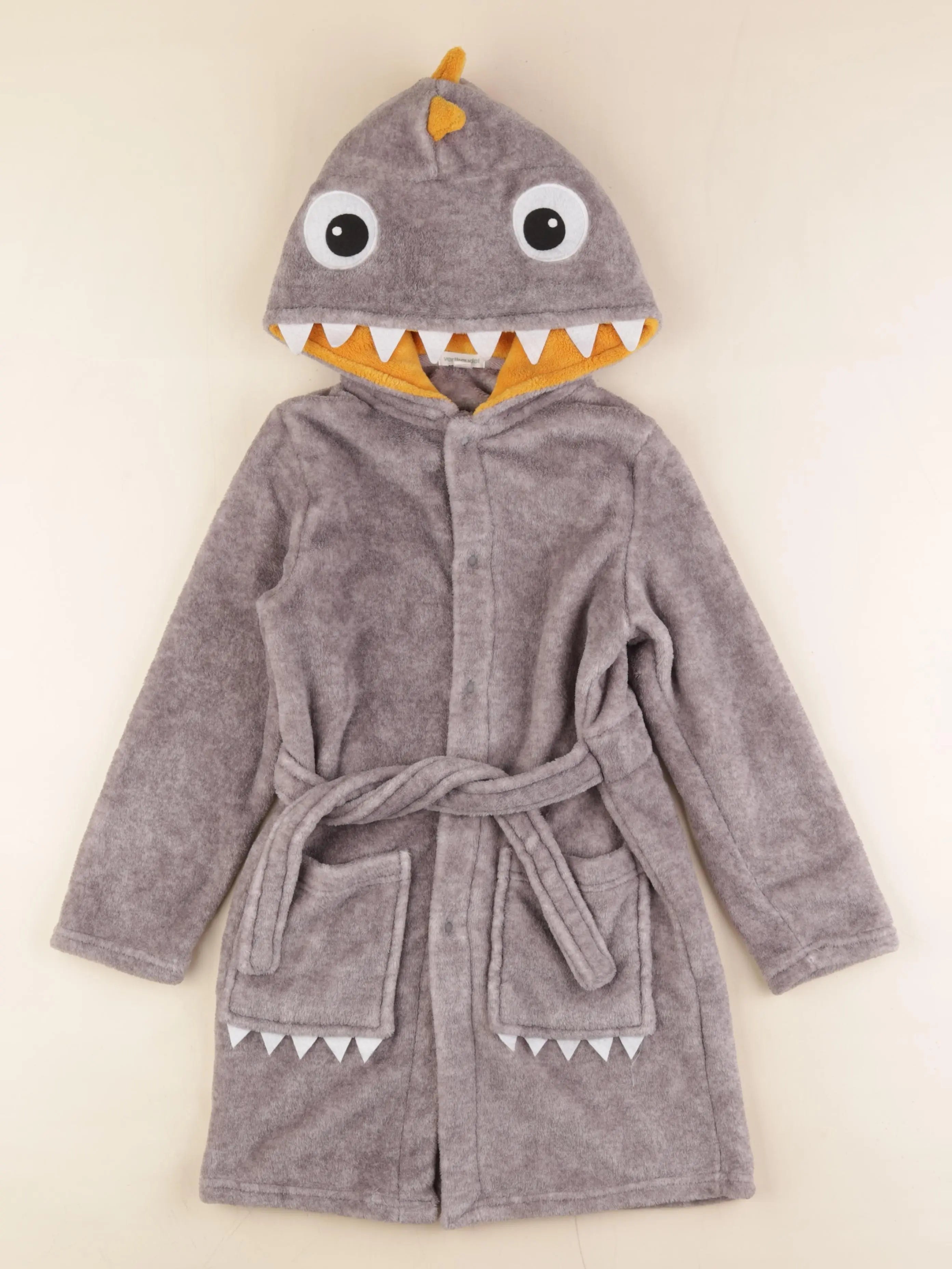 Vertbaudet - robe de chambre gris - 8 ans