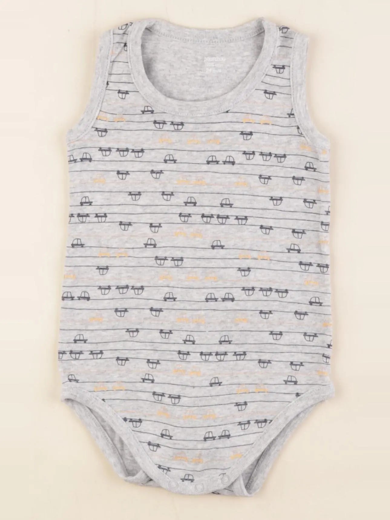 Boutchou - body gris - 24 mois