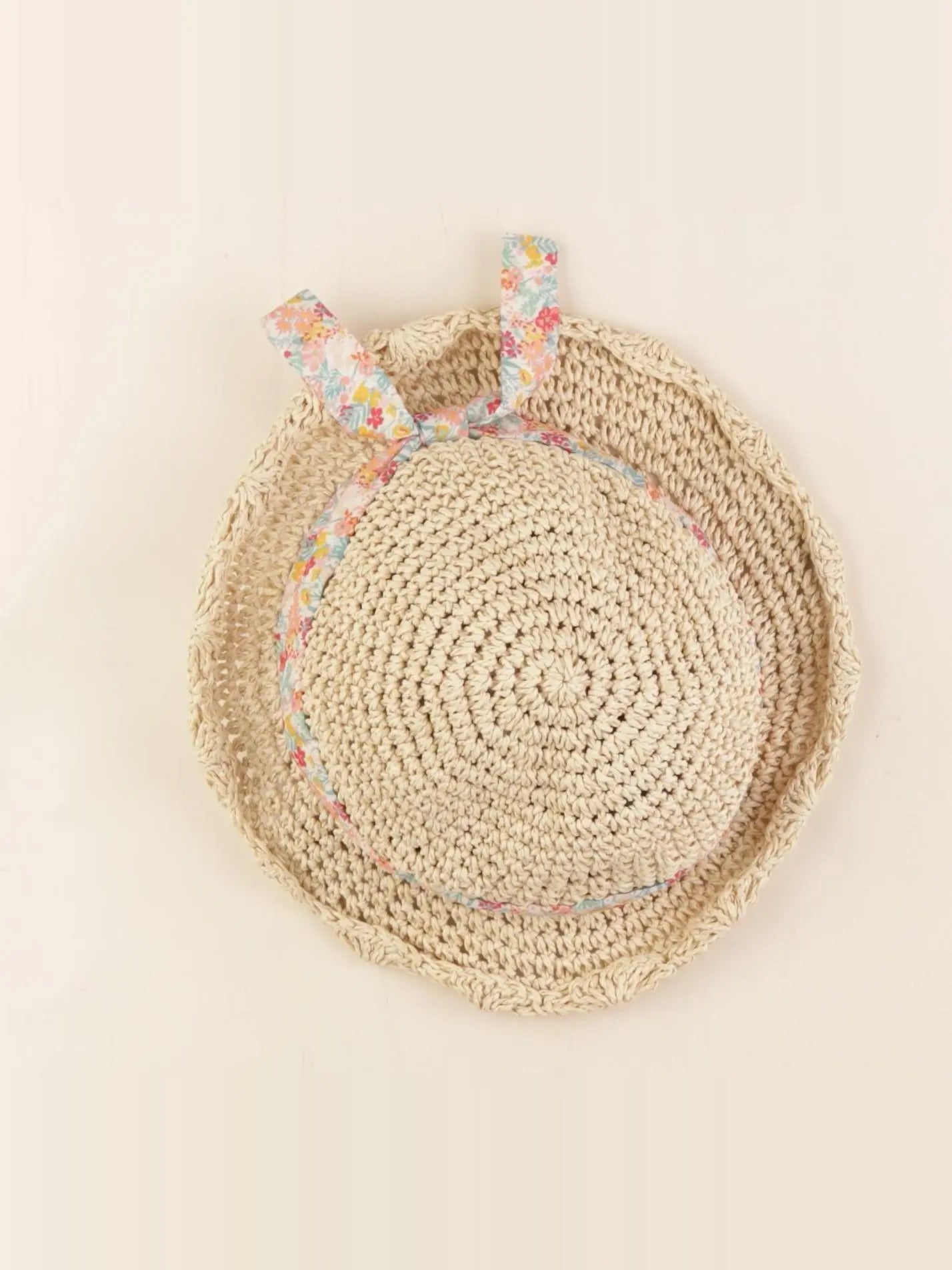 Vertbaudet - chapeau beige - 8/10 ans