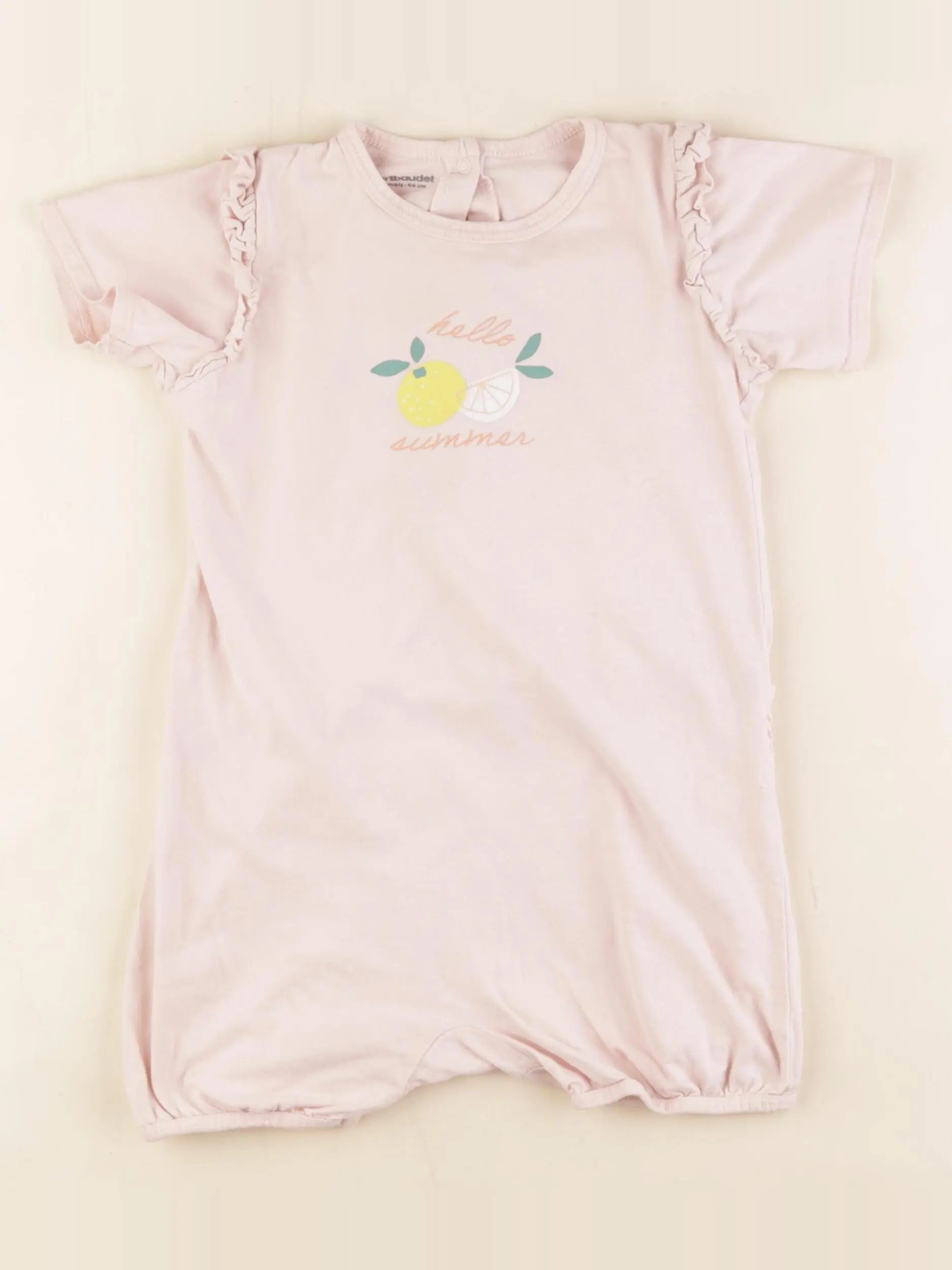 Vertbaudet - pyjama coton rose - 36 mois