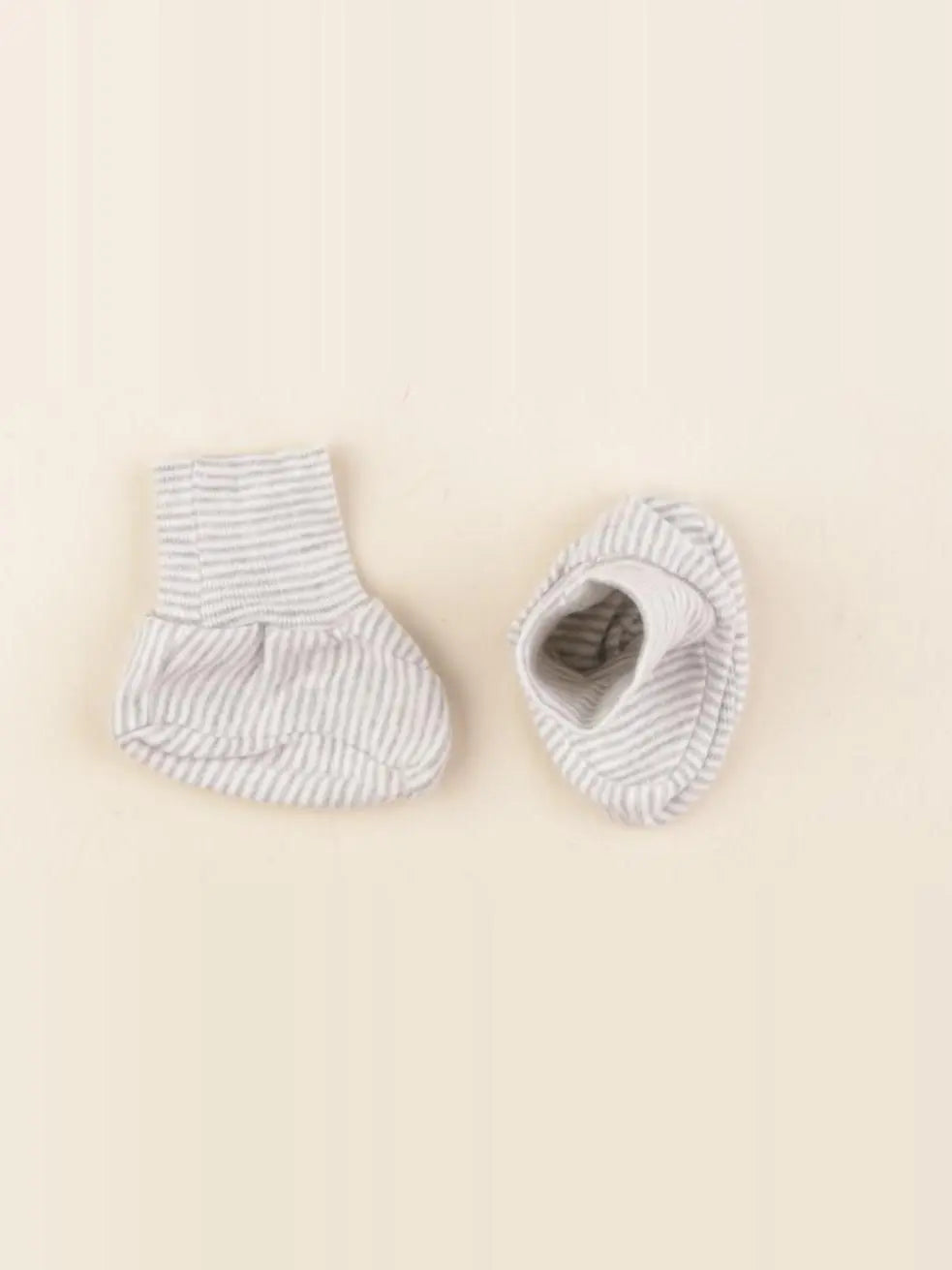 Vertbaudet - chaussons gris, blanc - pointure 15/16