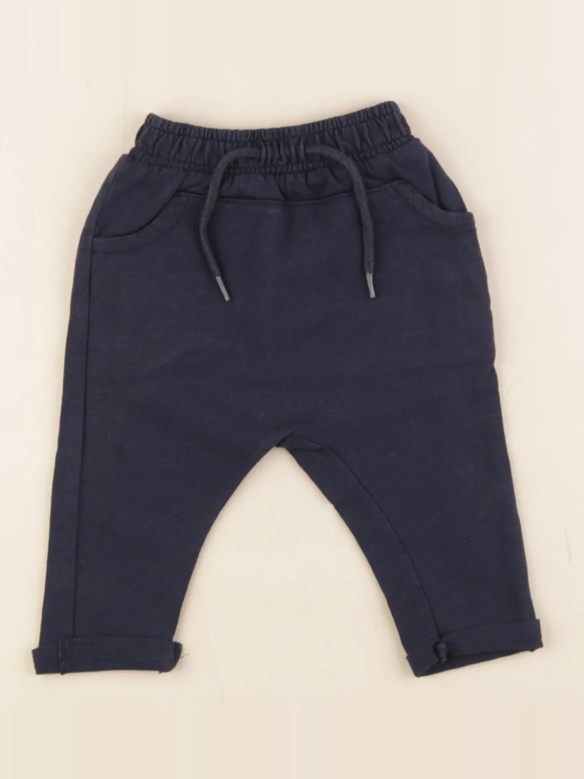 Vertbaudet - pantalon bleu - 3 mois