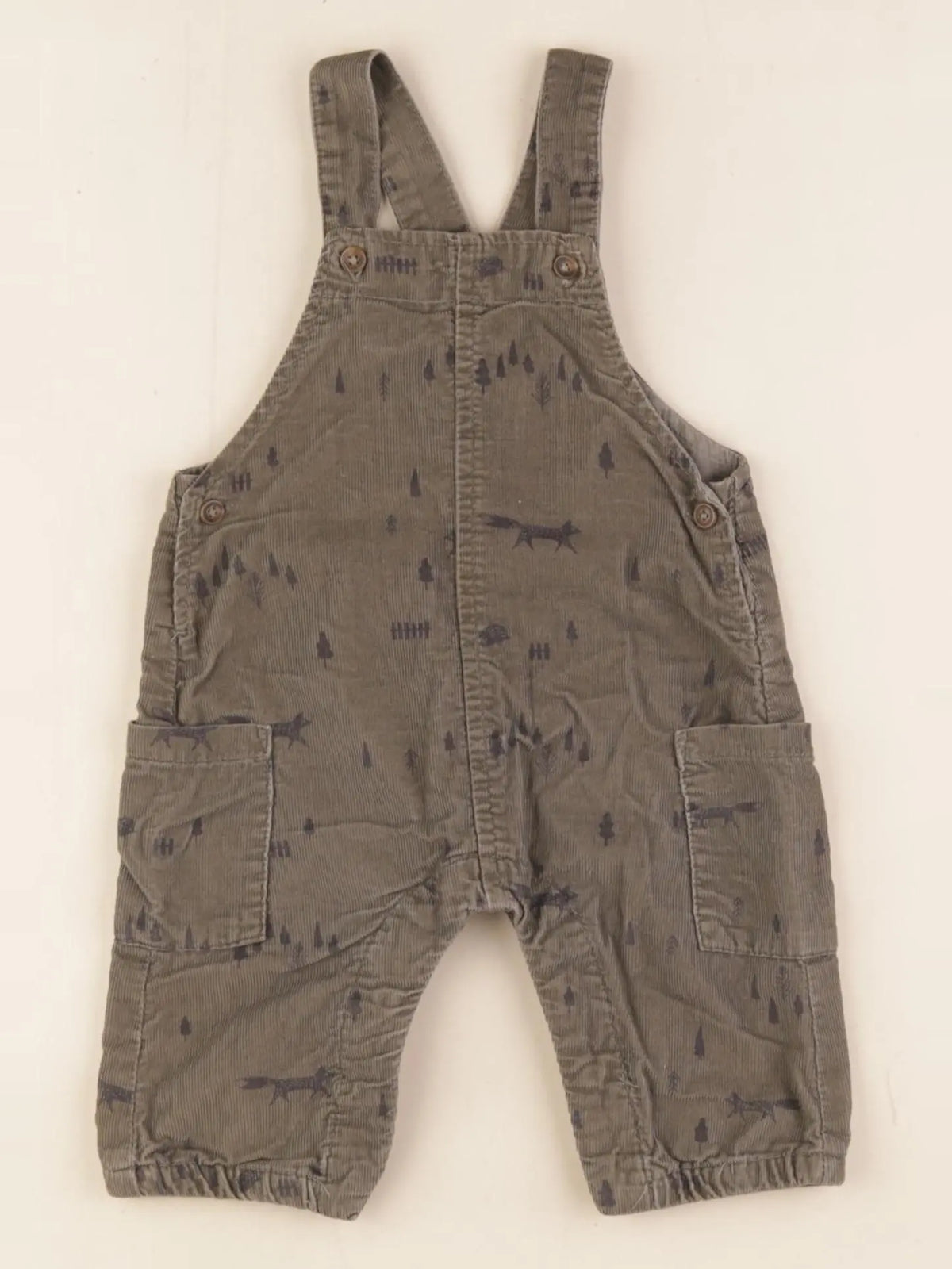 Vertbaudet - salopette vert - 3 mois