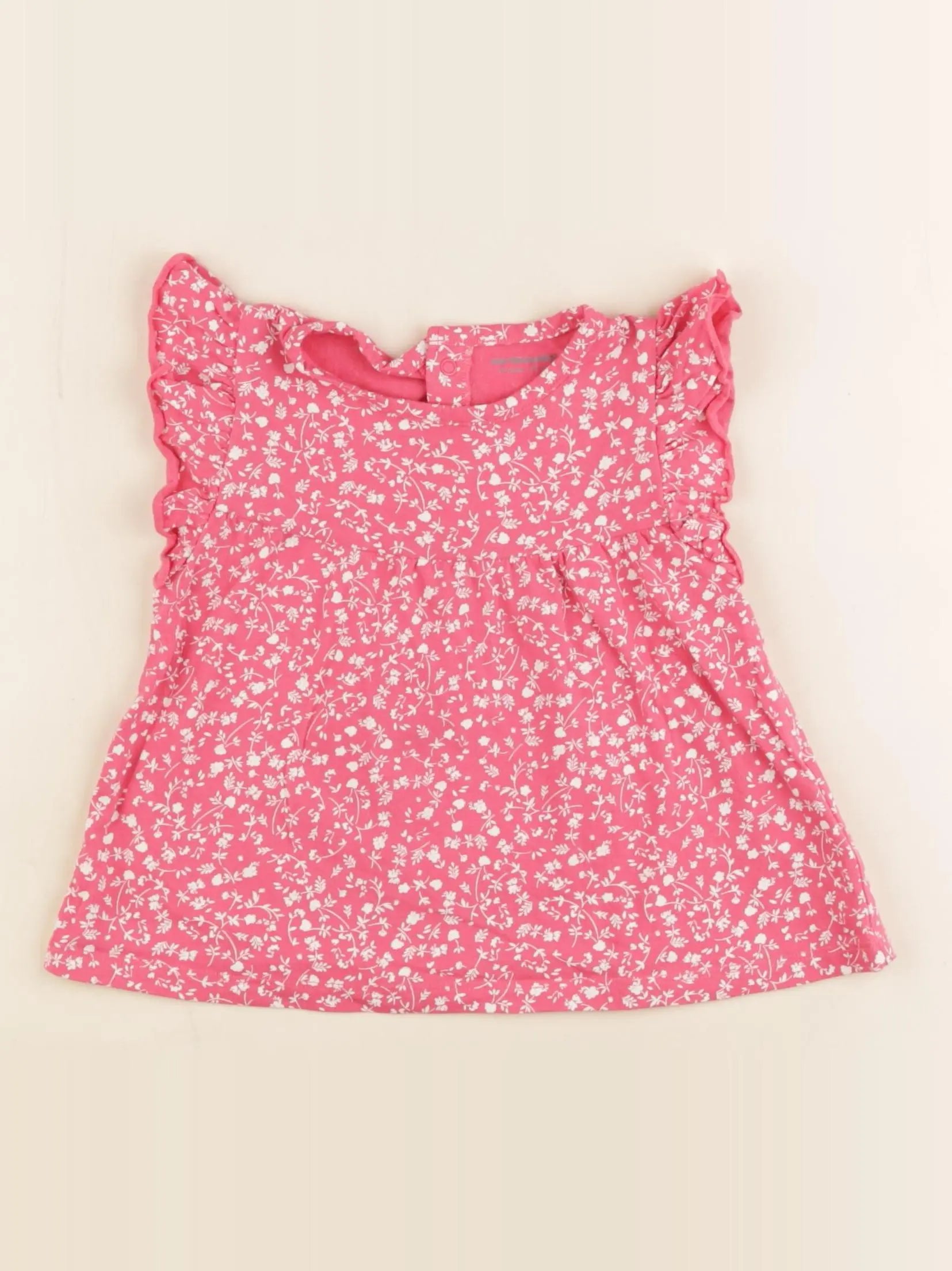 Vertbaudet - tee-shirt rose - 18 mois