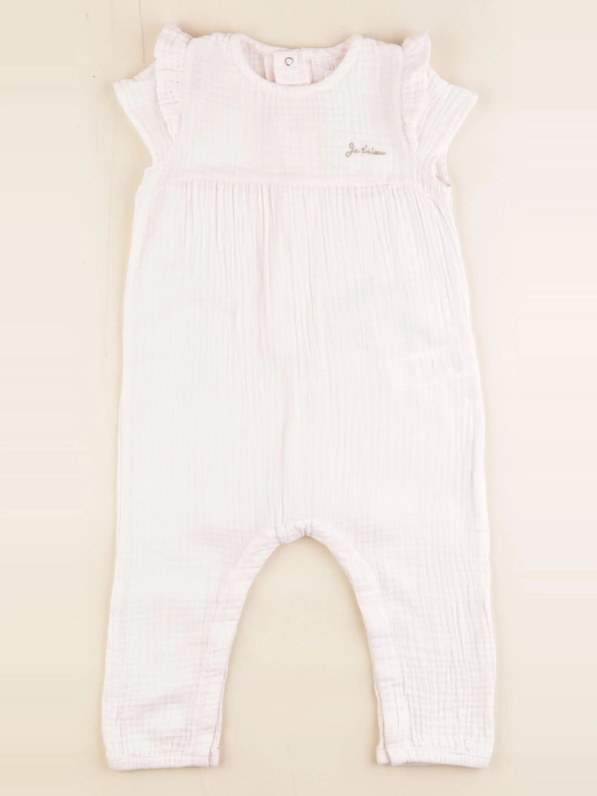 Vertbaudet - combinaison rose - 18 mois