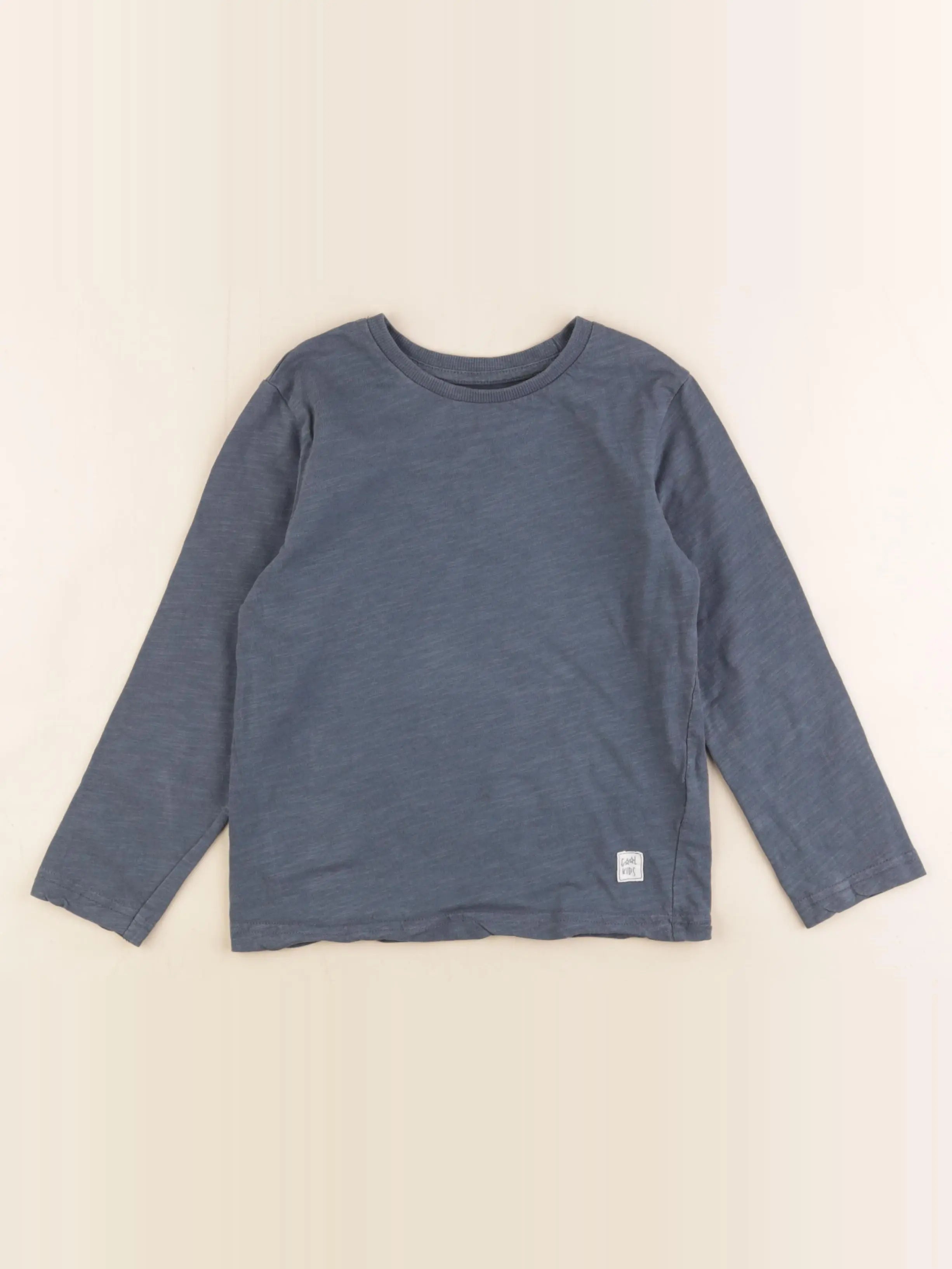 Vertbaudet - tee-shirt bleu - 6 ans