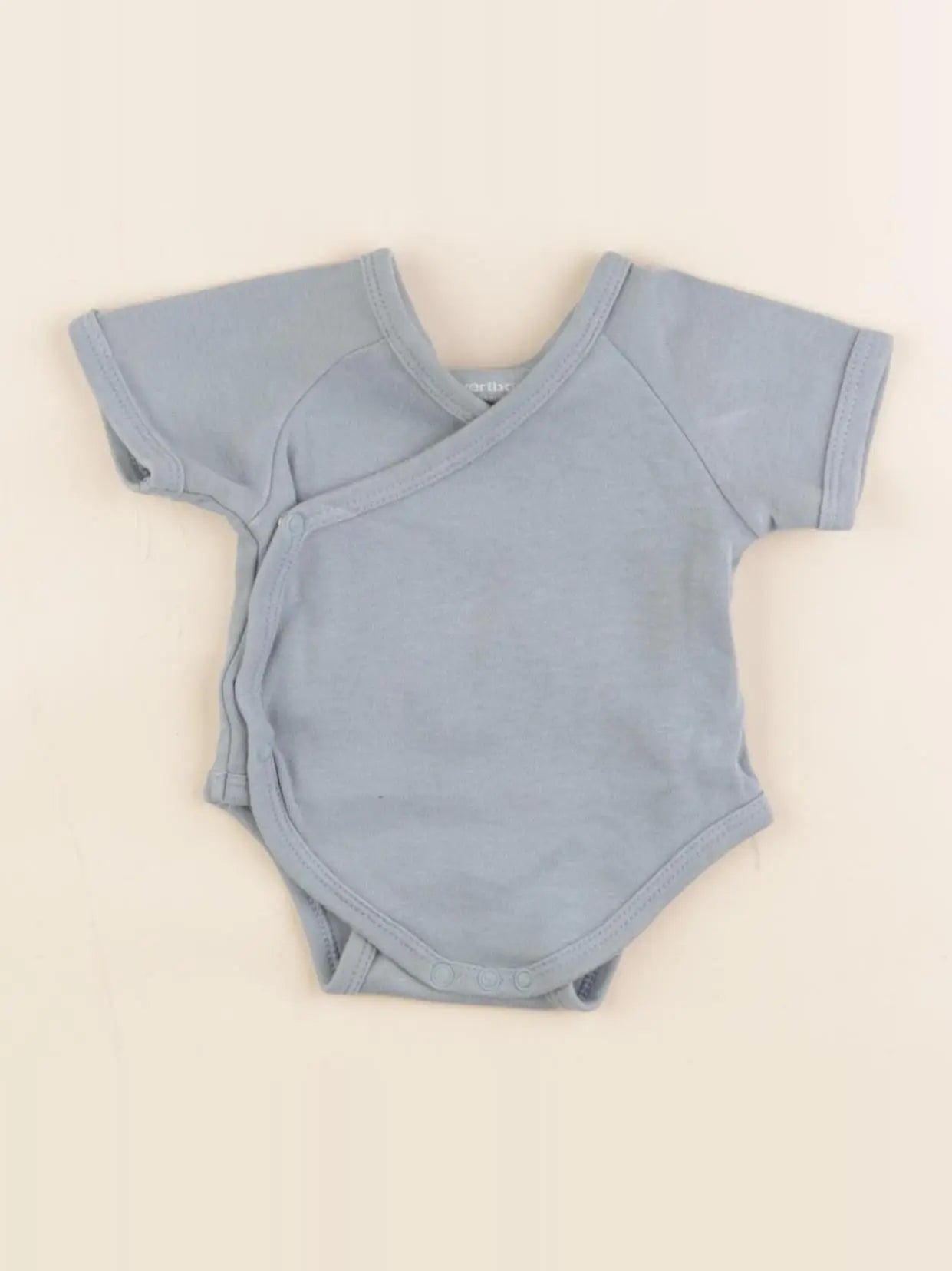 Vertbaudet - body bleu - 0 mois