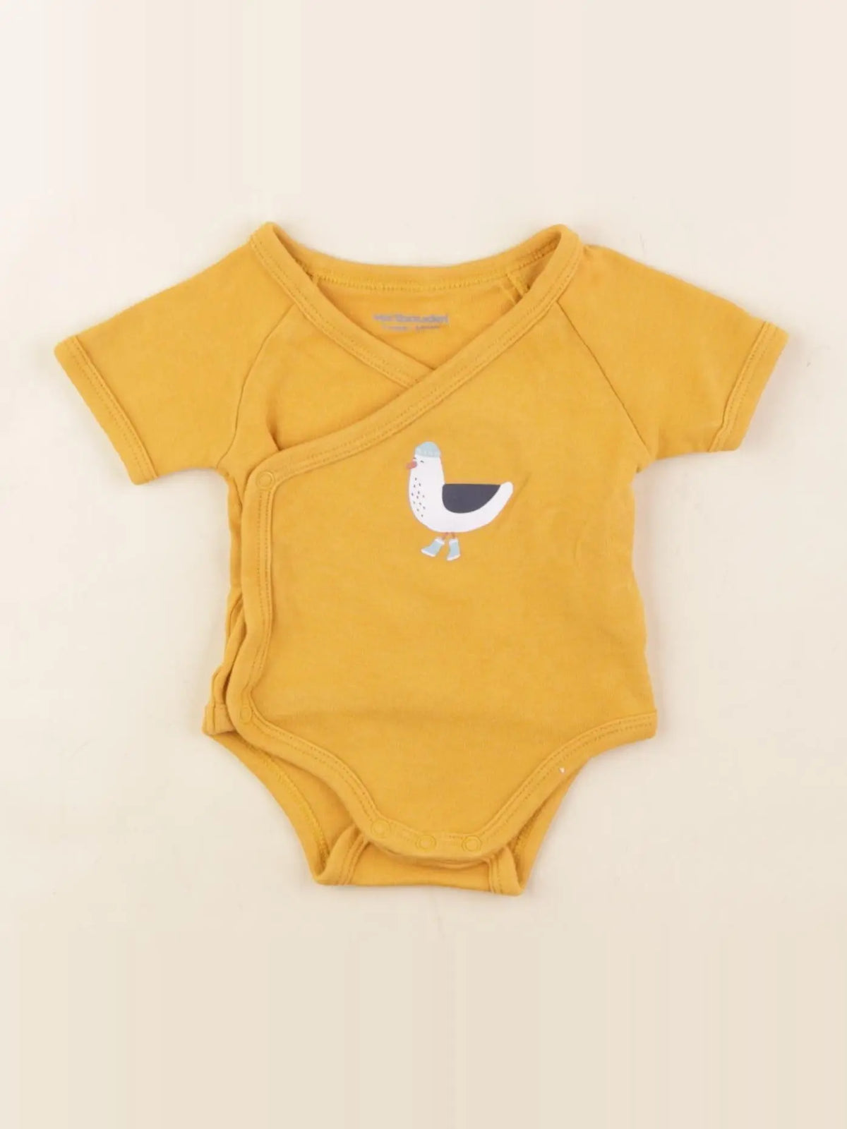 Vertbaudet - body jaune - 1 mois