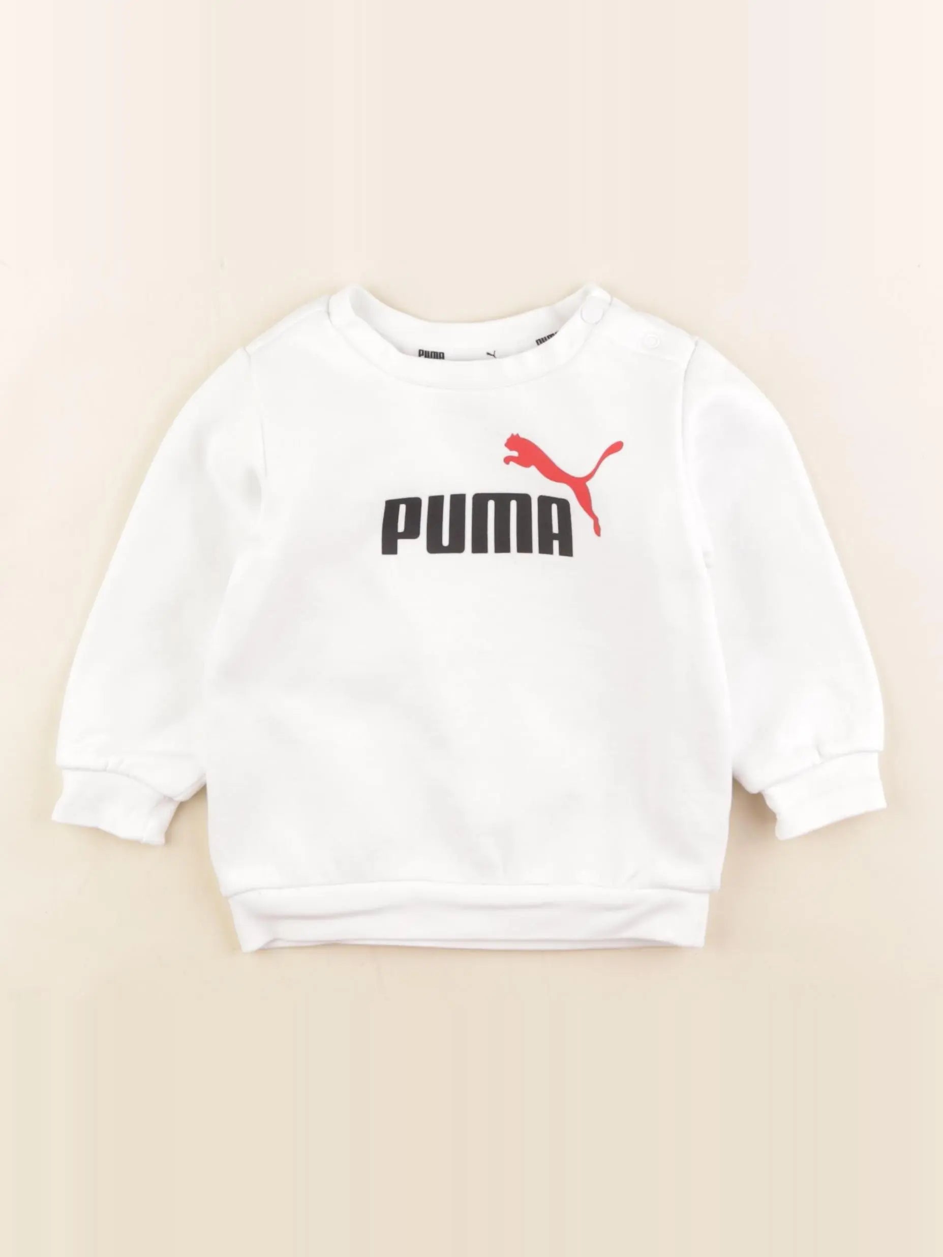 Puma - sweat blanc - 6/9 mois