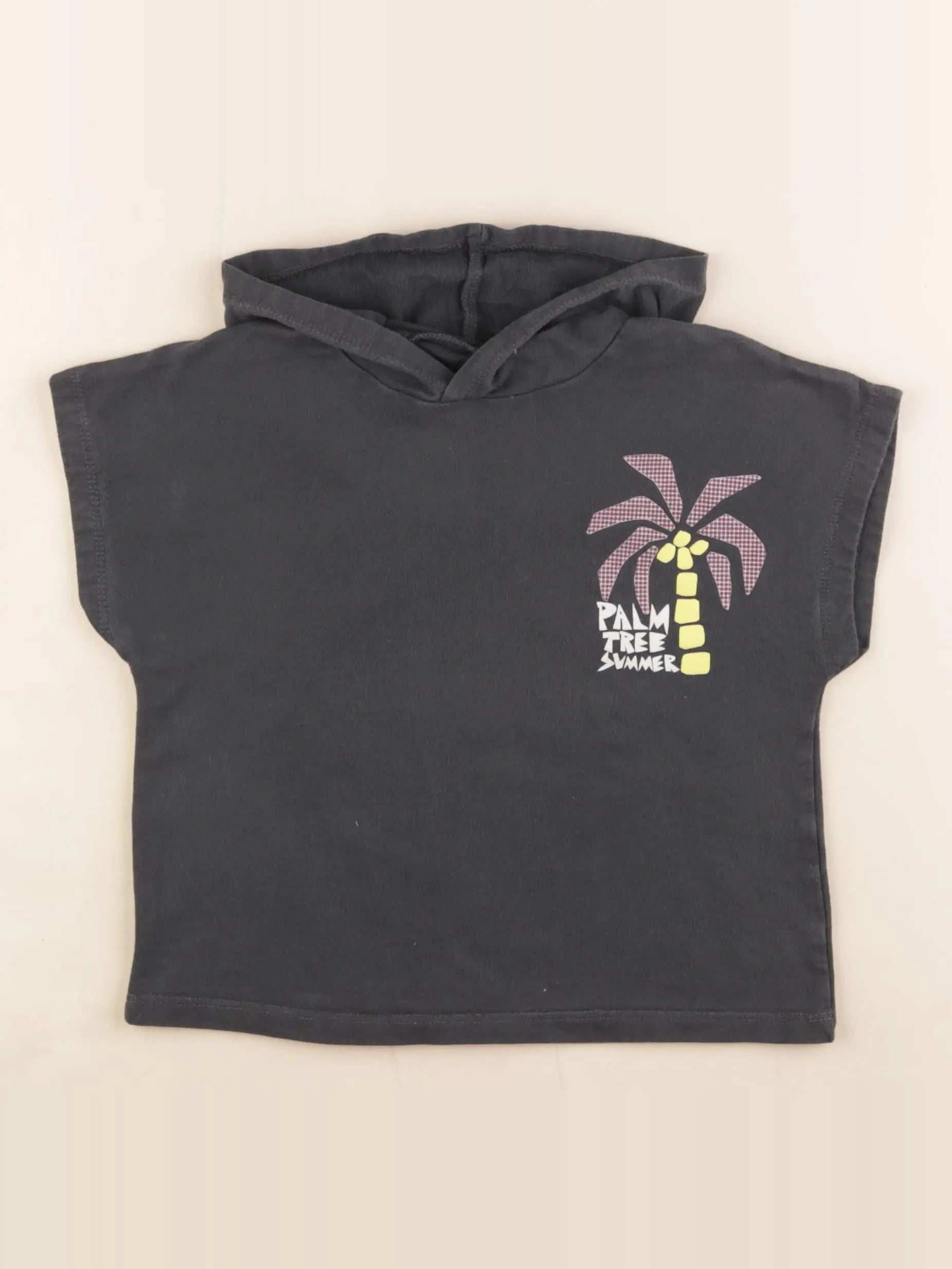 Zara - tee-shirt imprimé au dos noir - 18/24 mois