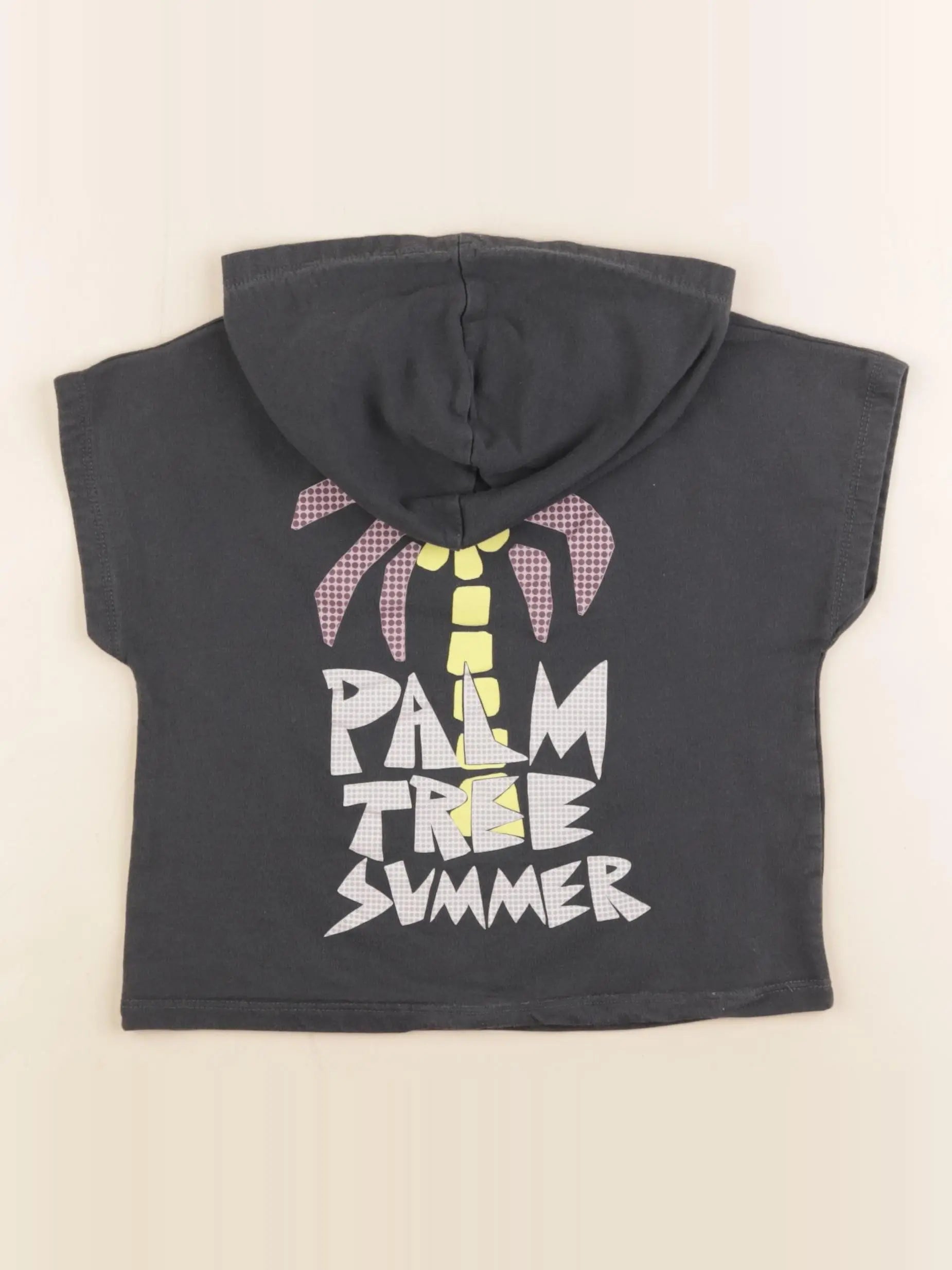 Zara - tee-shirt imprimé au dos noir - 18/24 mois