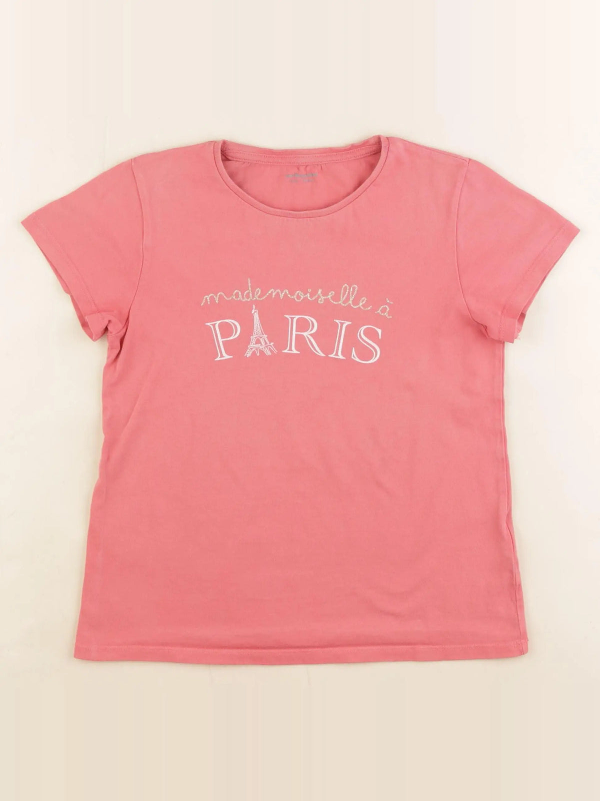 Vertbaudet - tee-shirt rose - 8 ans