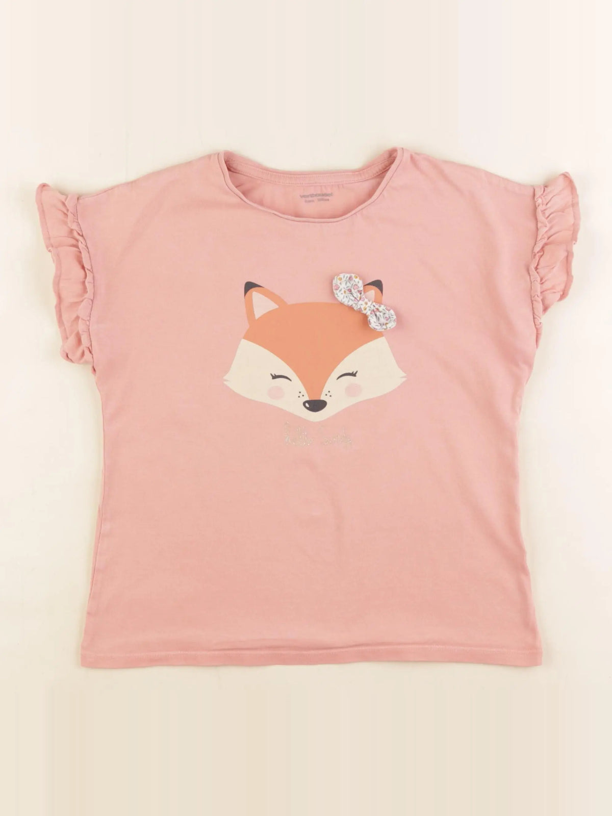 Vertbaudet - tee-shirt rose - 8 ans